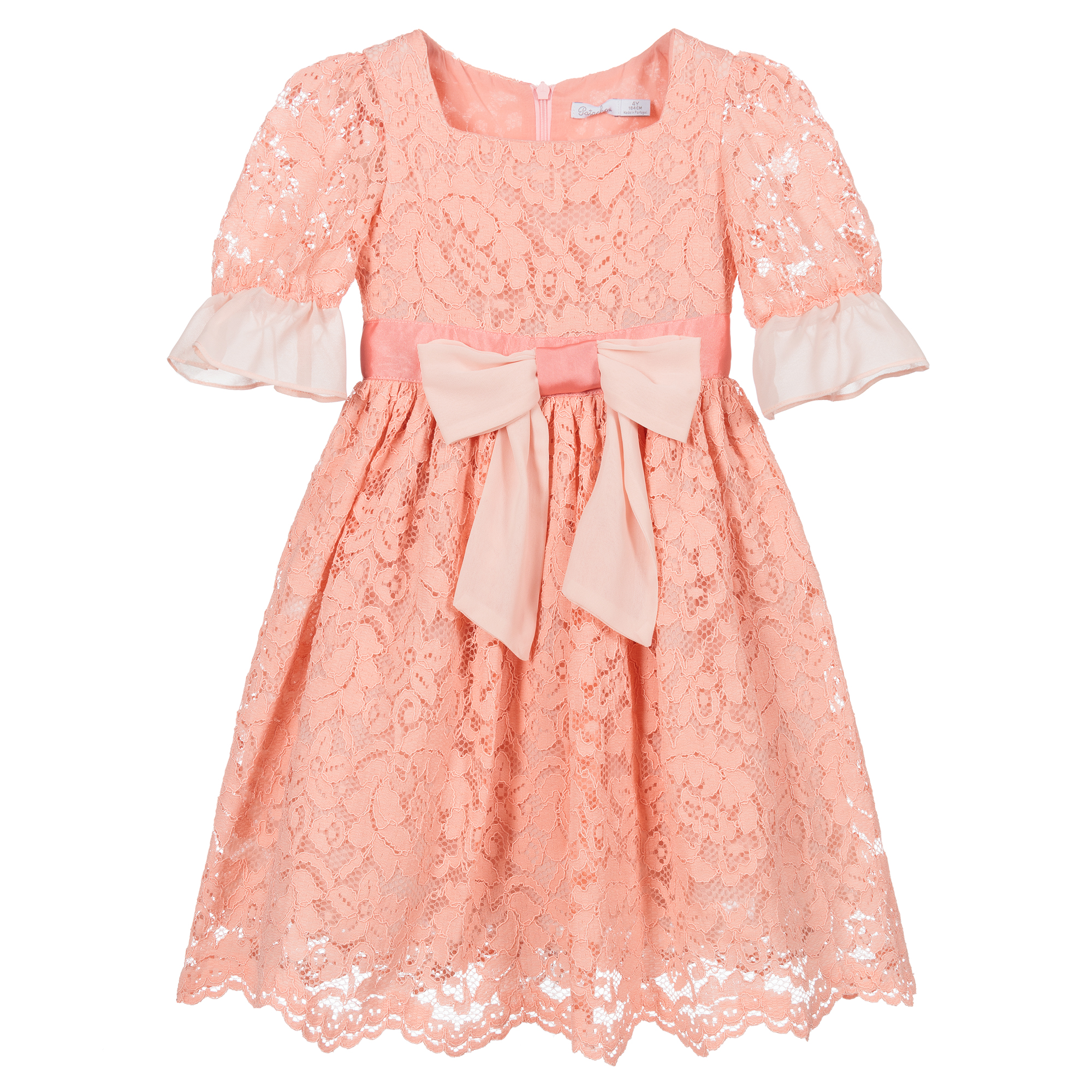 open lace back dress Pink & Orange Linen Mini Dress | Women's Clothing and Accessories main image 1