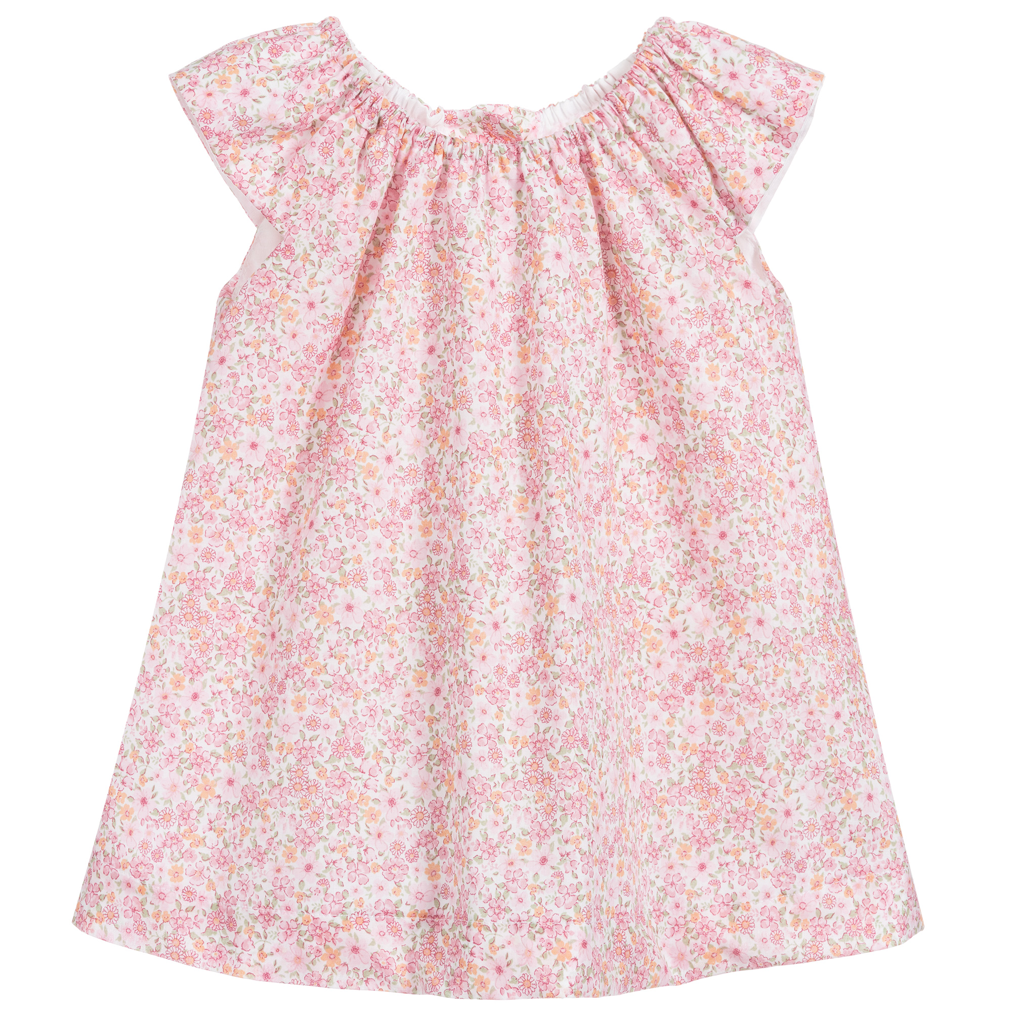 baby pink floral dress