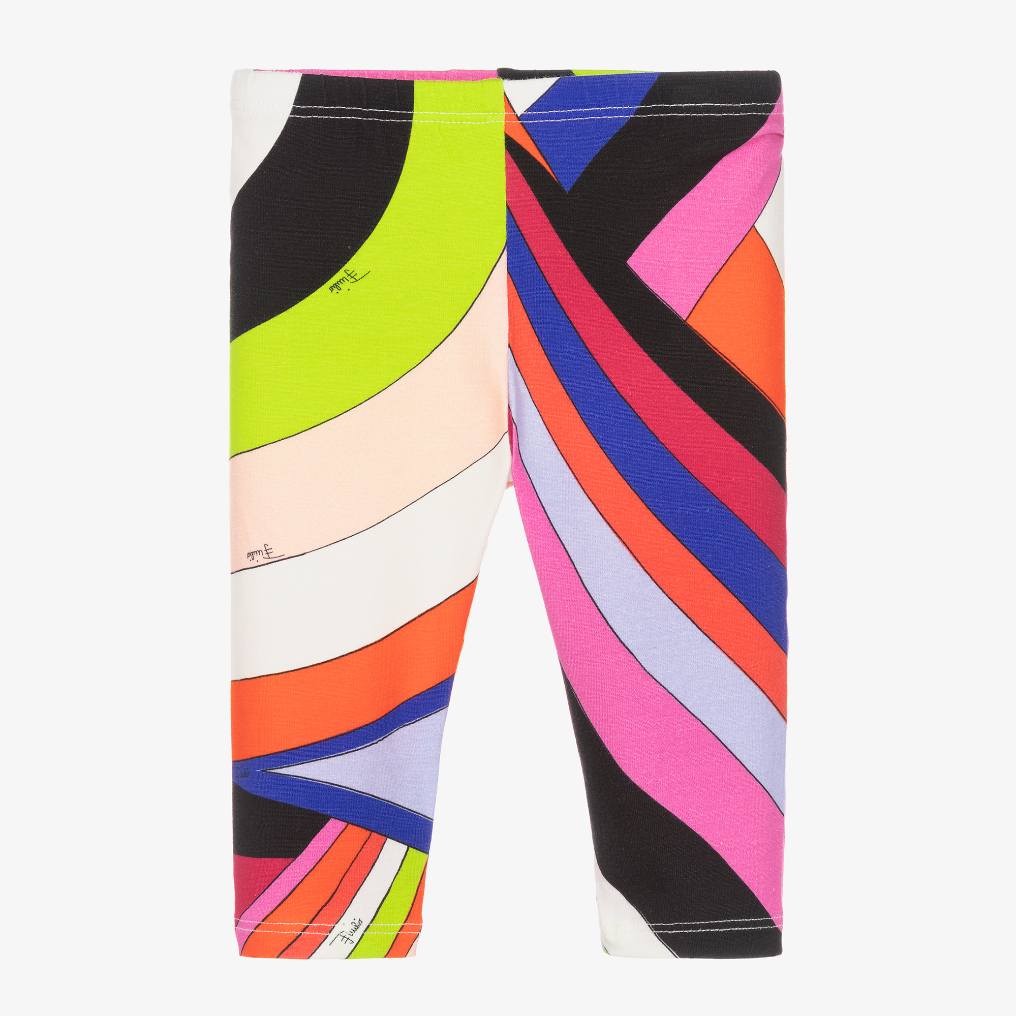 PUCCI Baby Girls Cotton Iride Print Leggings