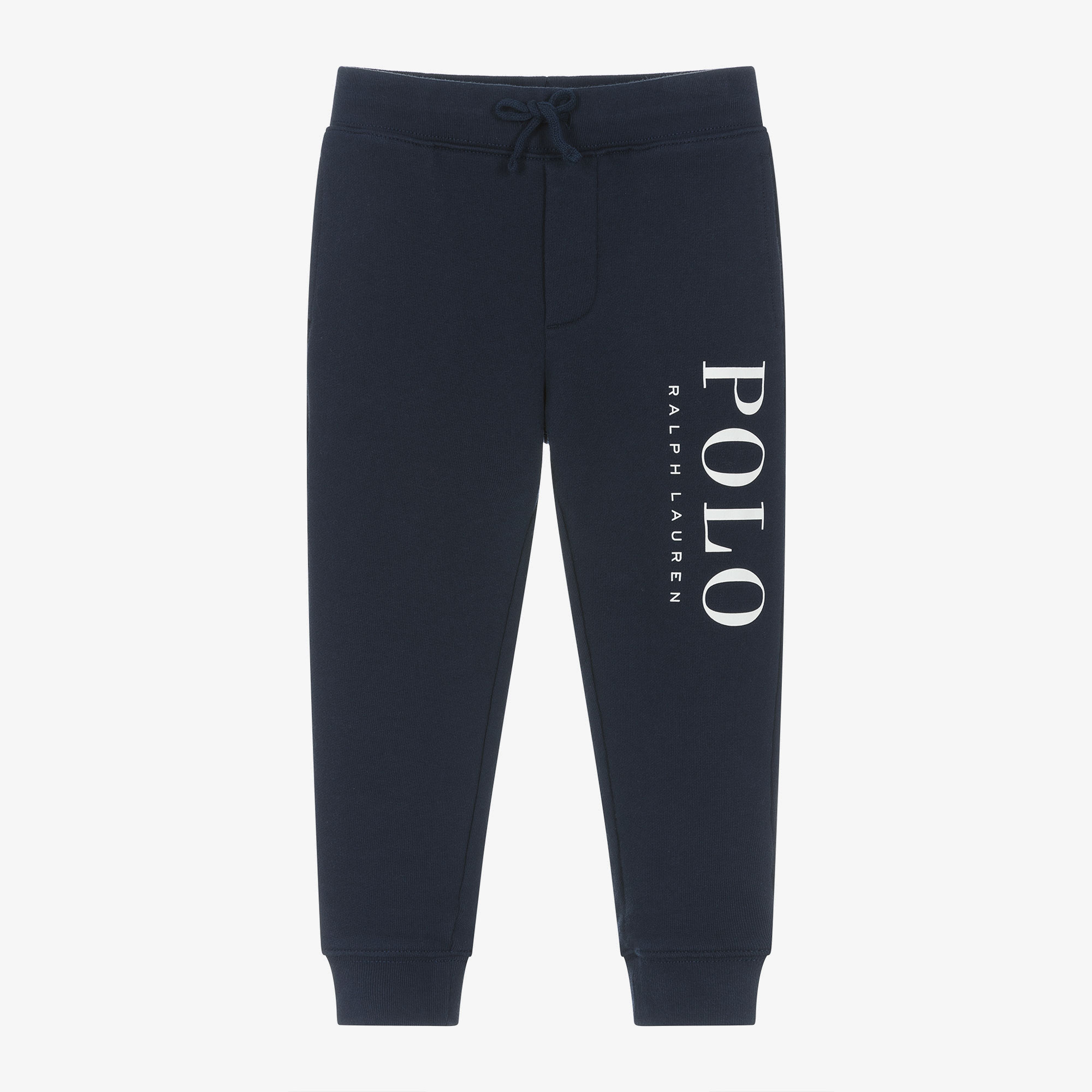 Ralph Lauren - Boys Blue Cotton Joggers | Childrensalon Outlet