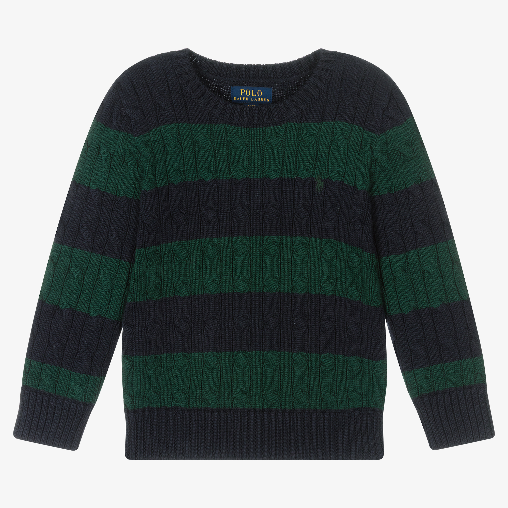 Polo Ralph Lauren - Boys Blue & Green Sweater | Childrensalon Outlet