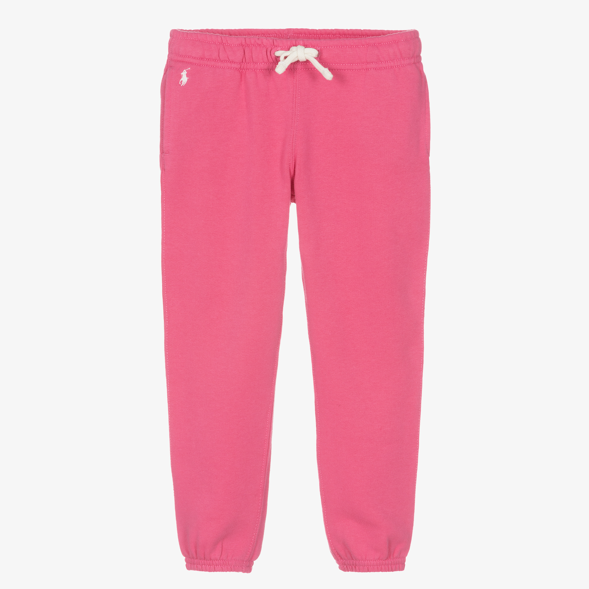 Polo Ralph Lauren - Girls Pink Cotton Logo Joggers