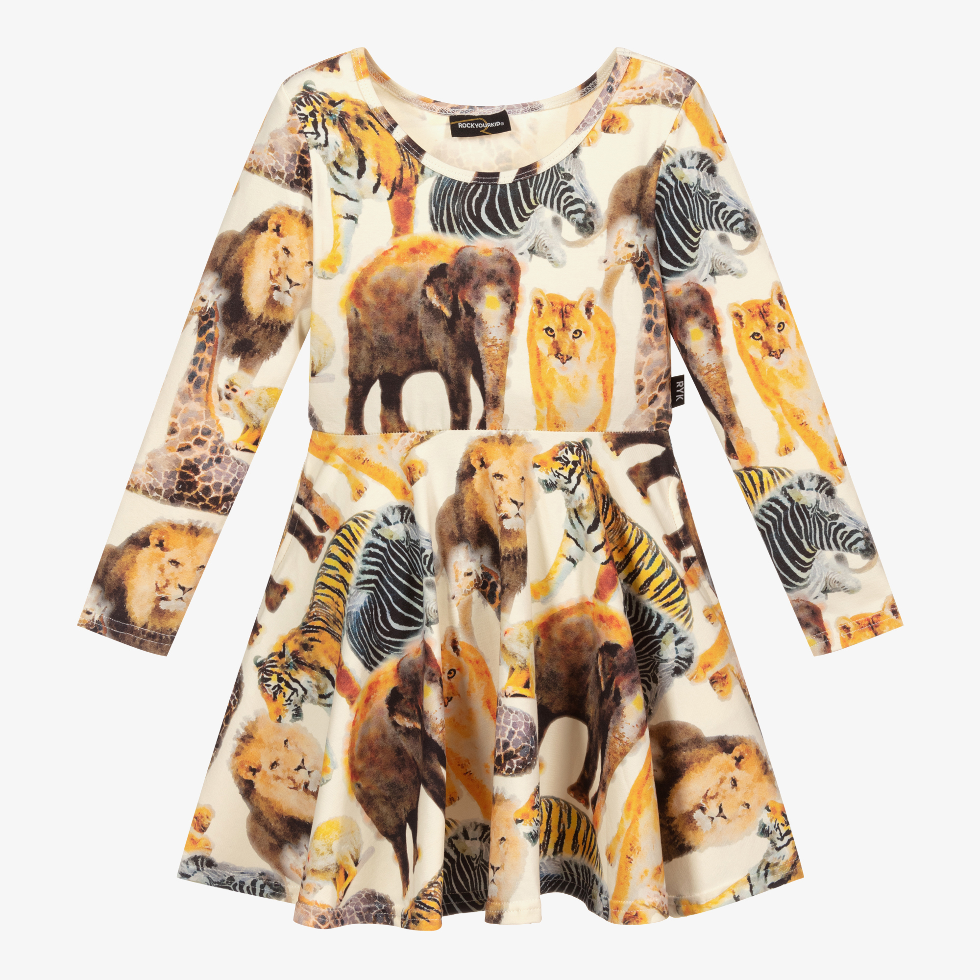 Lion print on sale dress