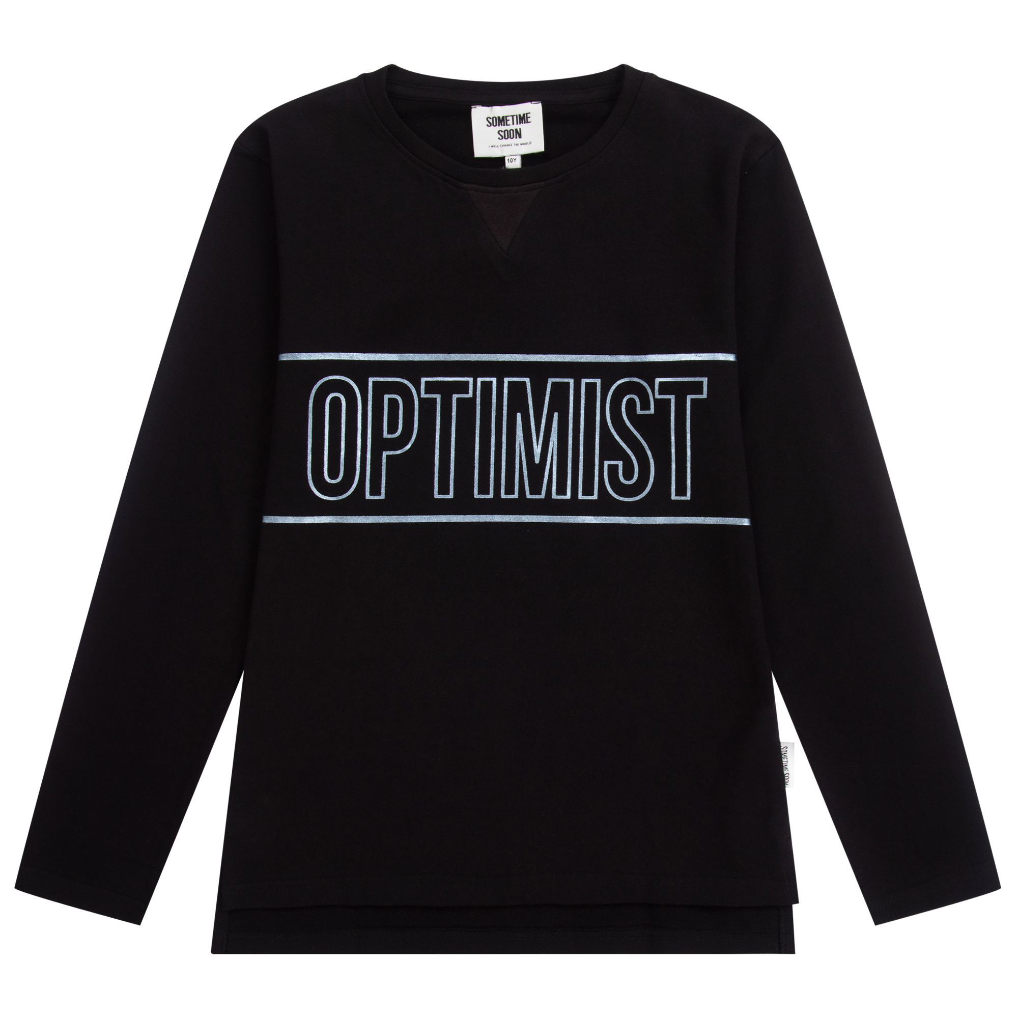 Sometime Soon Teen Boys Black Sweatshirt Childrensalon Outlet