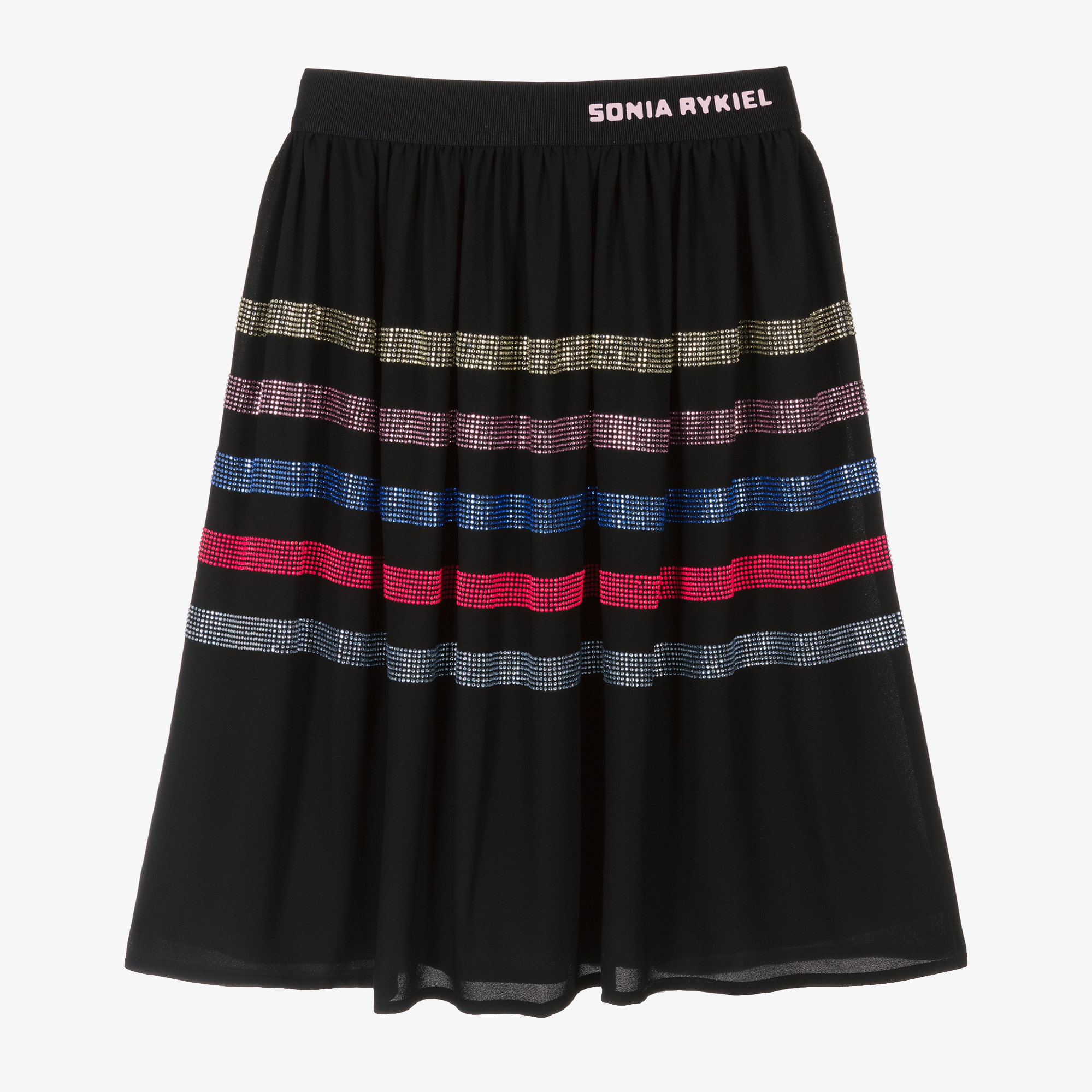 Sonia Rykiel Paris - Girls Sparkling Black Rhinestone Skirt