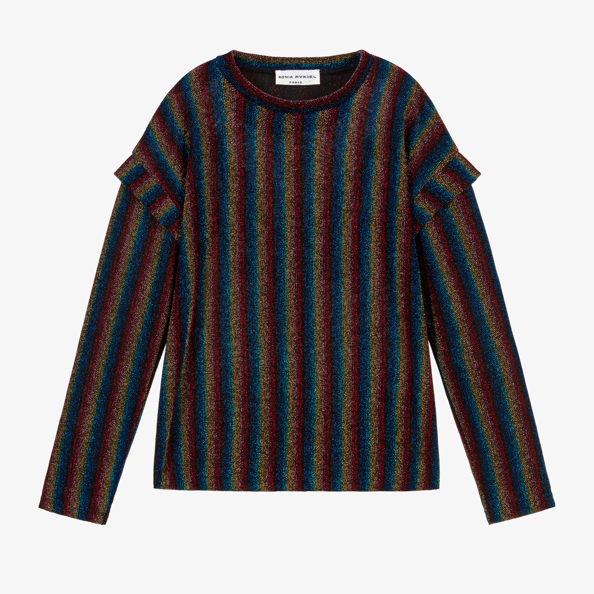 Sonia Rykiel Paris - Rainbow Striped Lurex Top