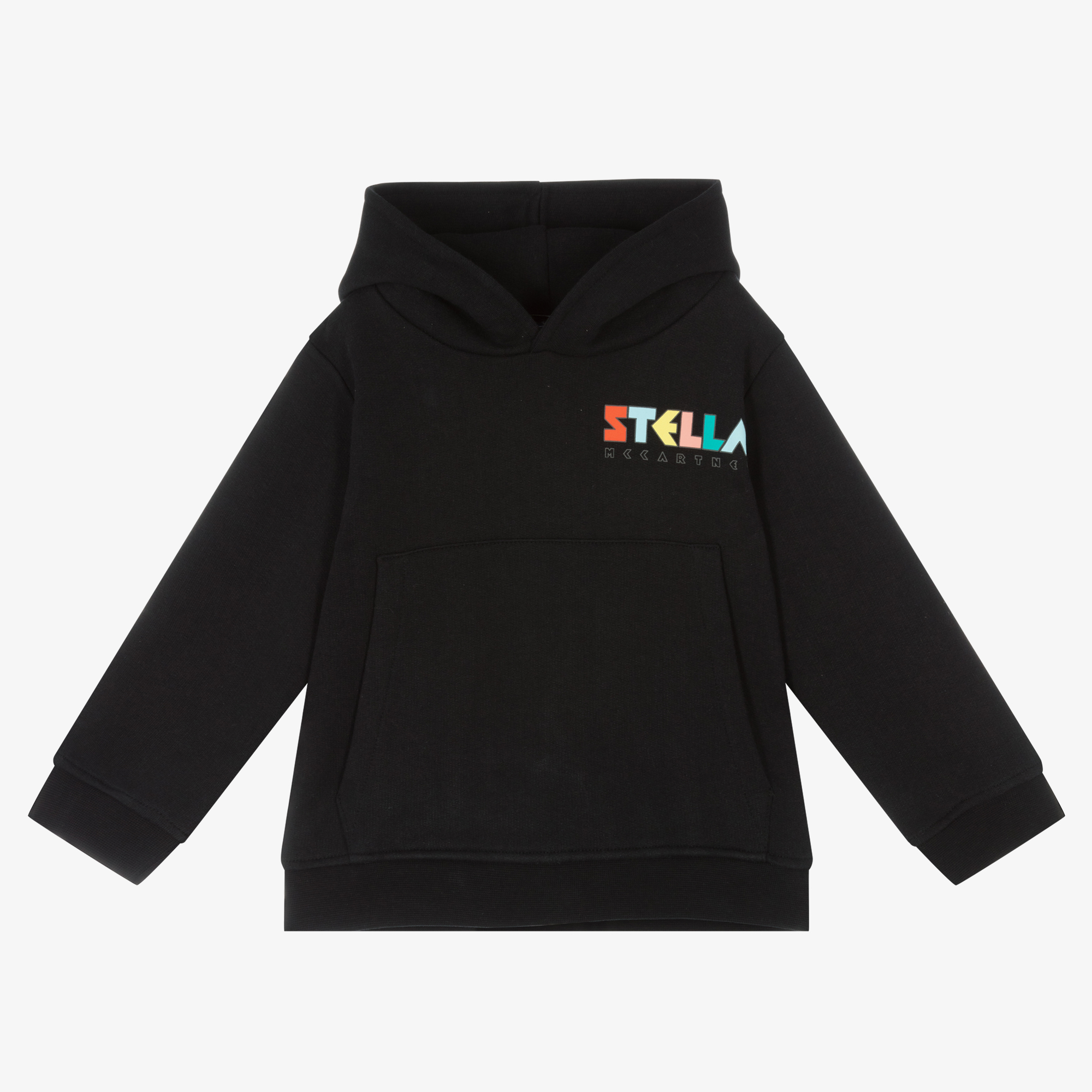 Stella McCartney Kids Black Fantasia Mickey Hoodie Childrensalon Outlet
