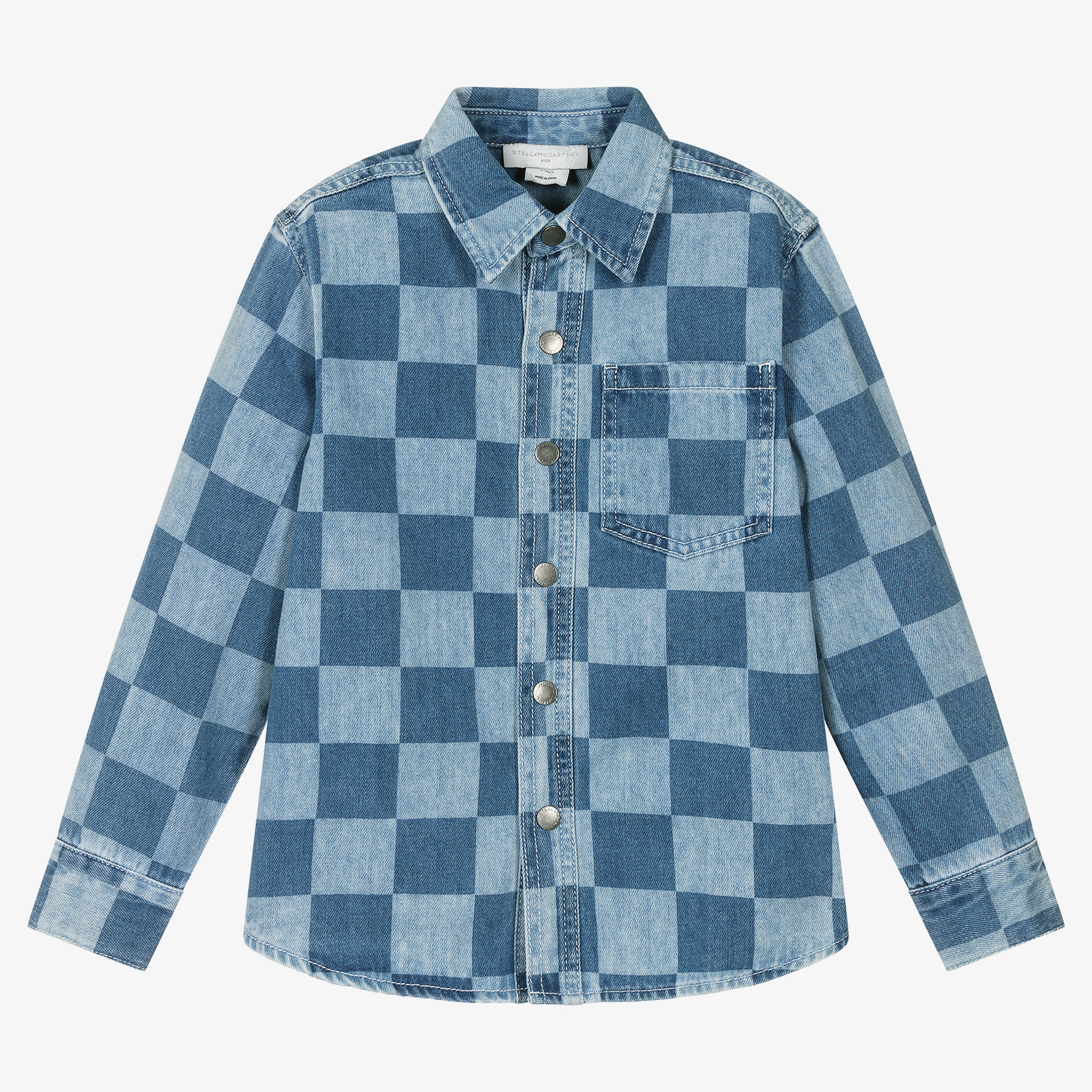 Tシャツ・カットソー Stella McCartney SS24 DENIM SHIRT (6D0251_3SPH579067) Stella McCartney STELLA McCARTNEY ステラマッカートニー T