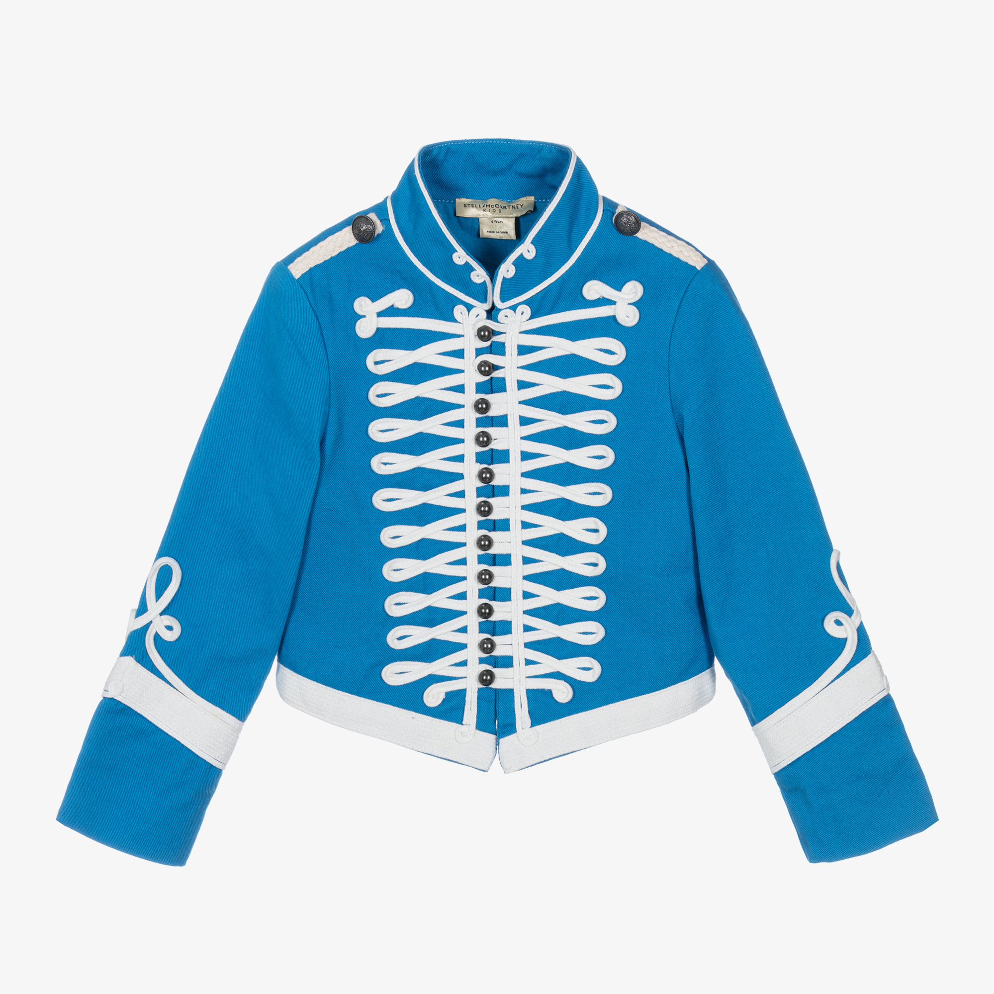 Stella McCartney Kids - Boys Organic Cotton Military Coat 