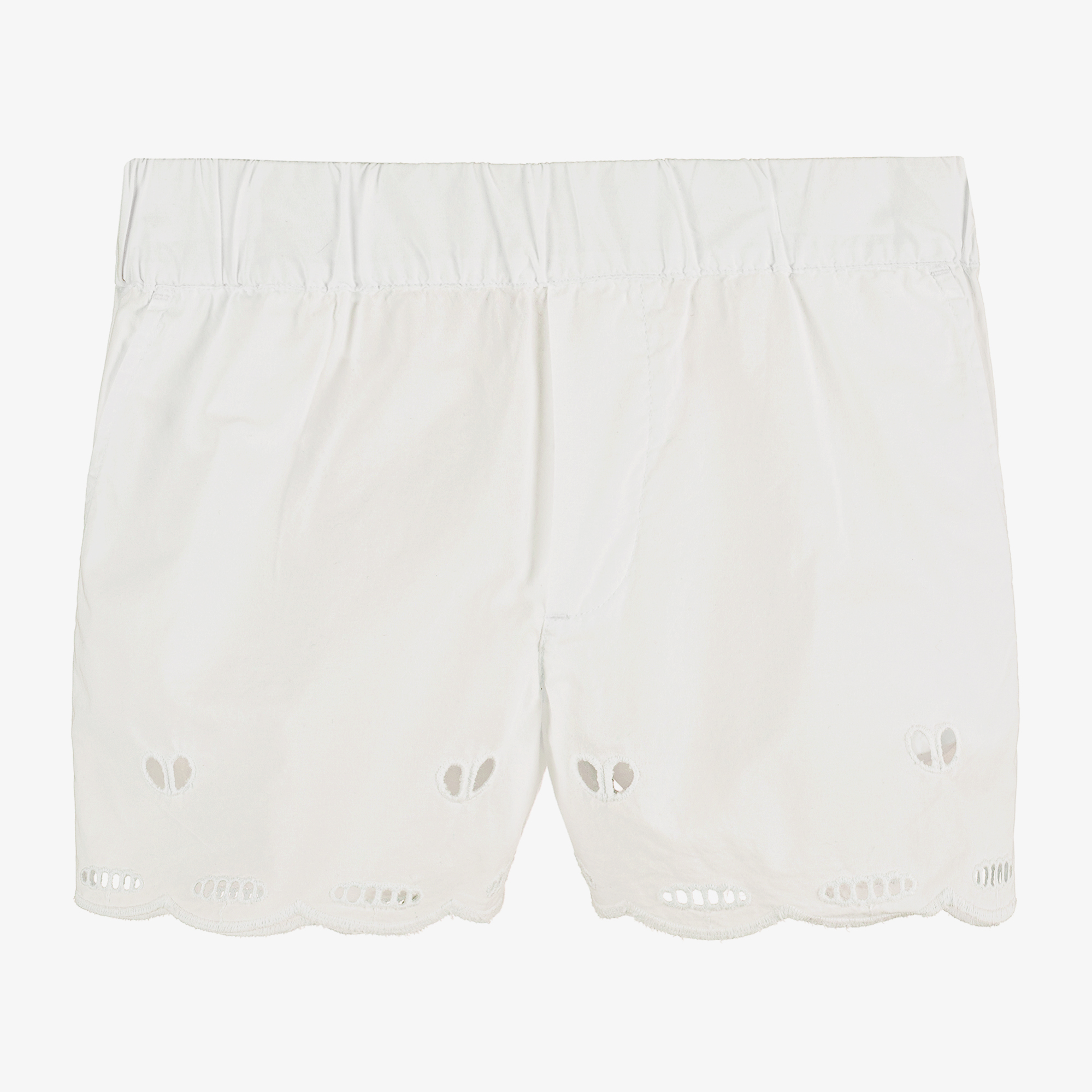 ショーツ STELLA MCCARTNEY EMBROIDERED SILK SHORTS STELLA MCCARTNEY Embroidered striped organic silk shorts