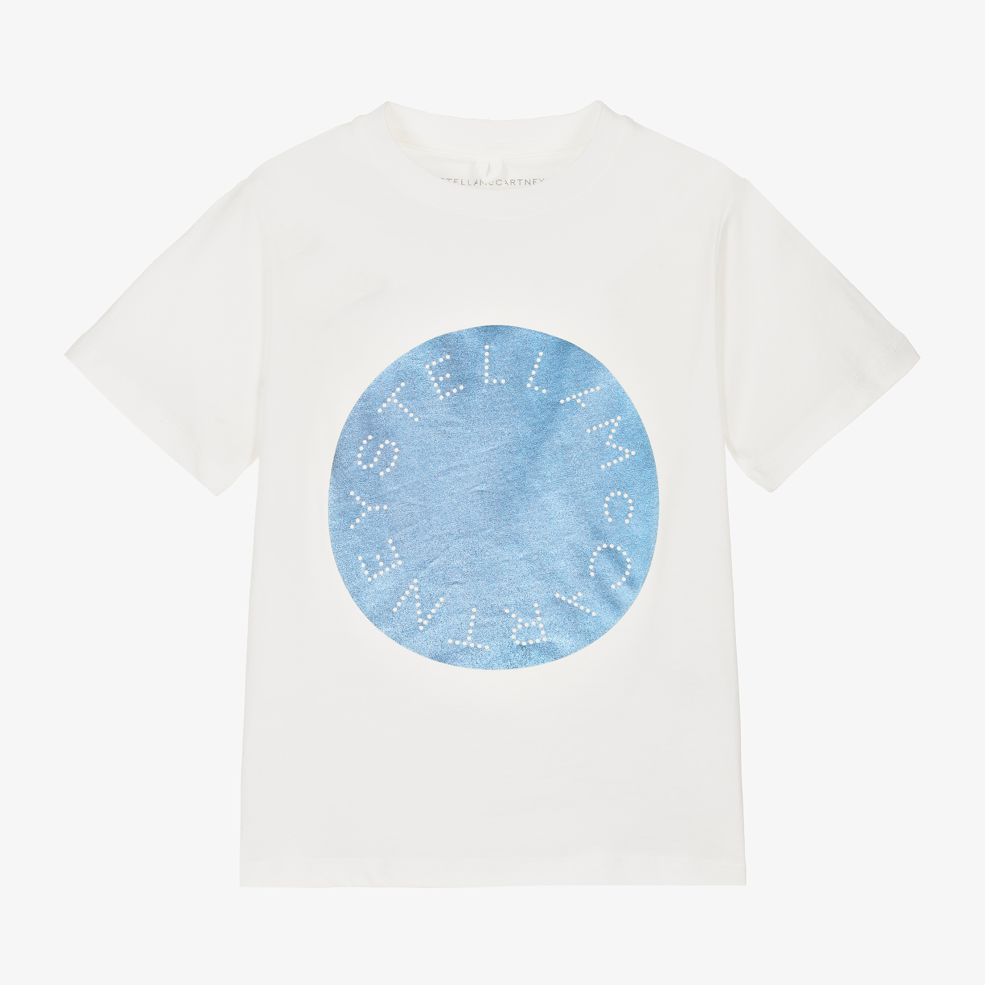 Stella McCartney Kids - Girls Ivory Organic Cotton T-Shirt
