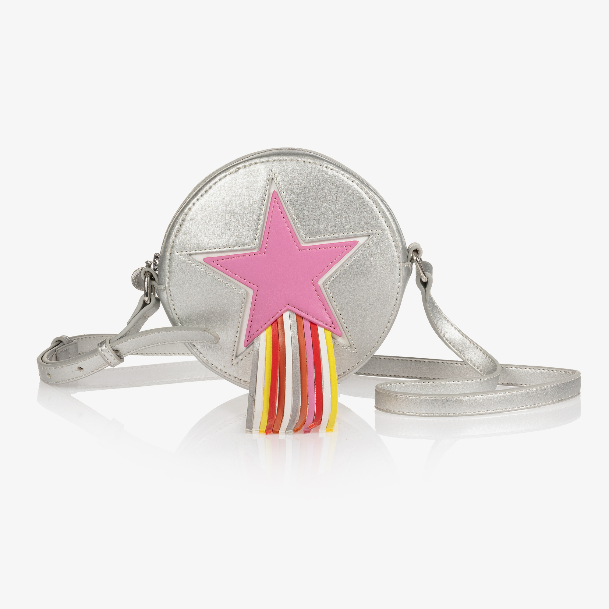 Stella McCartney Kids Girls Silver Star Bag 16cm Childrensalon