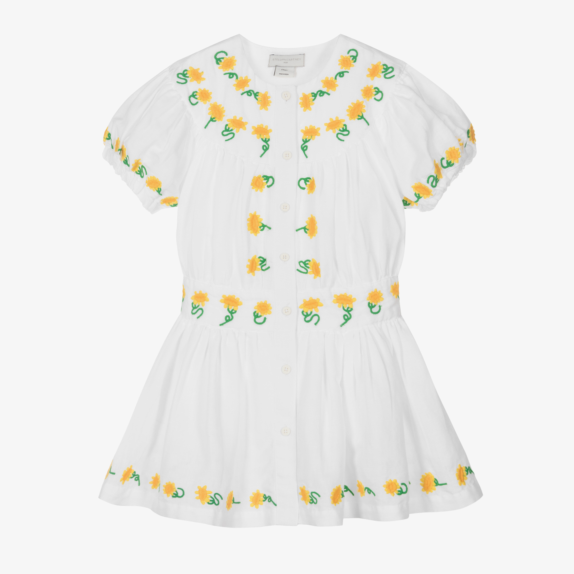 Girls sunflower dress deals