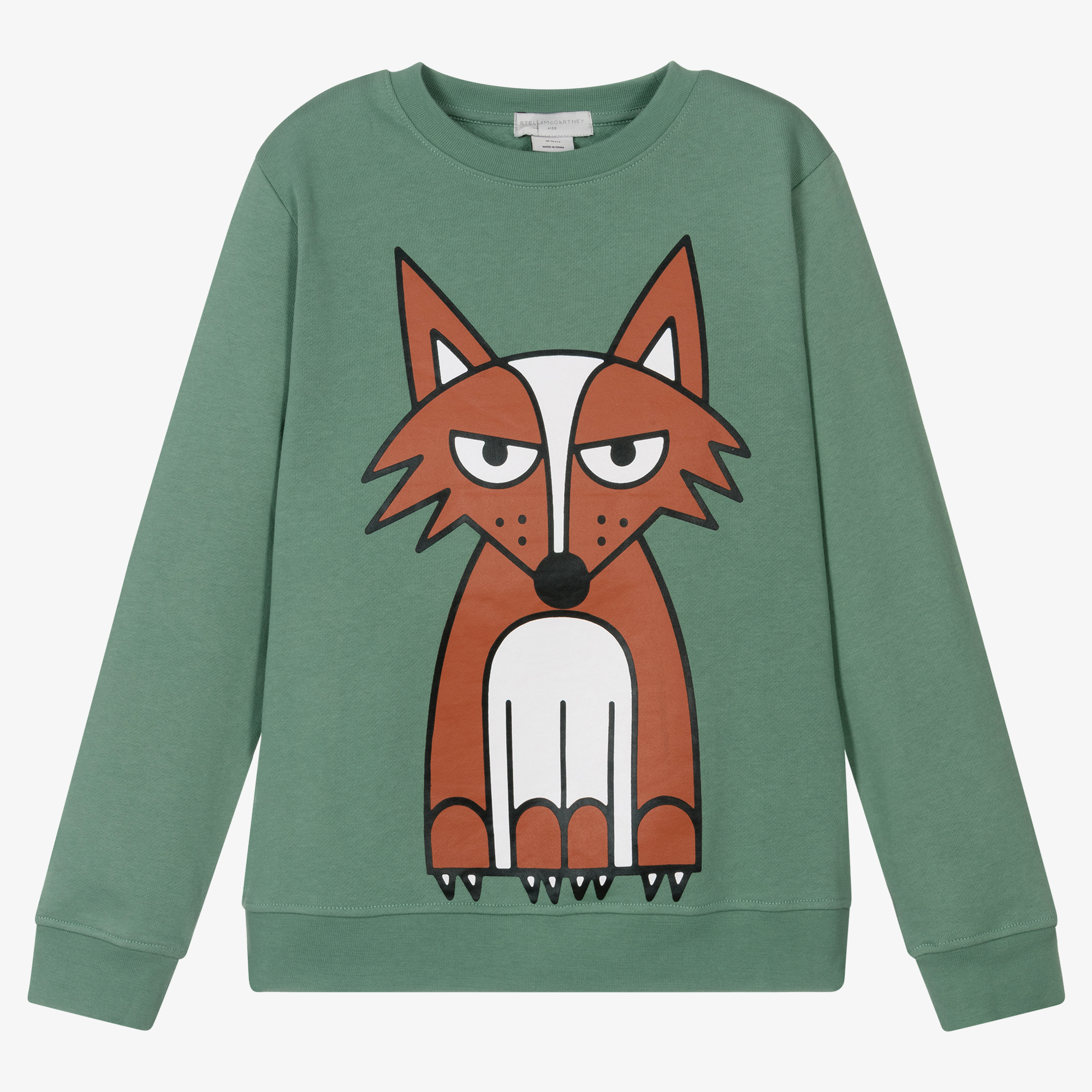 Stella McCartney Kids - Teen Boys Green Fox Sweatshirt