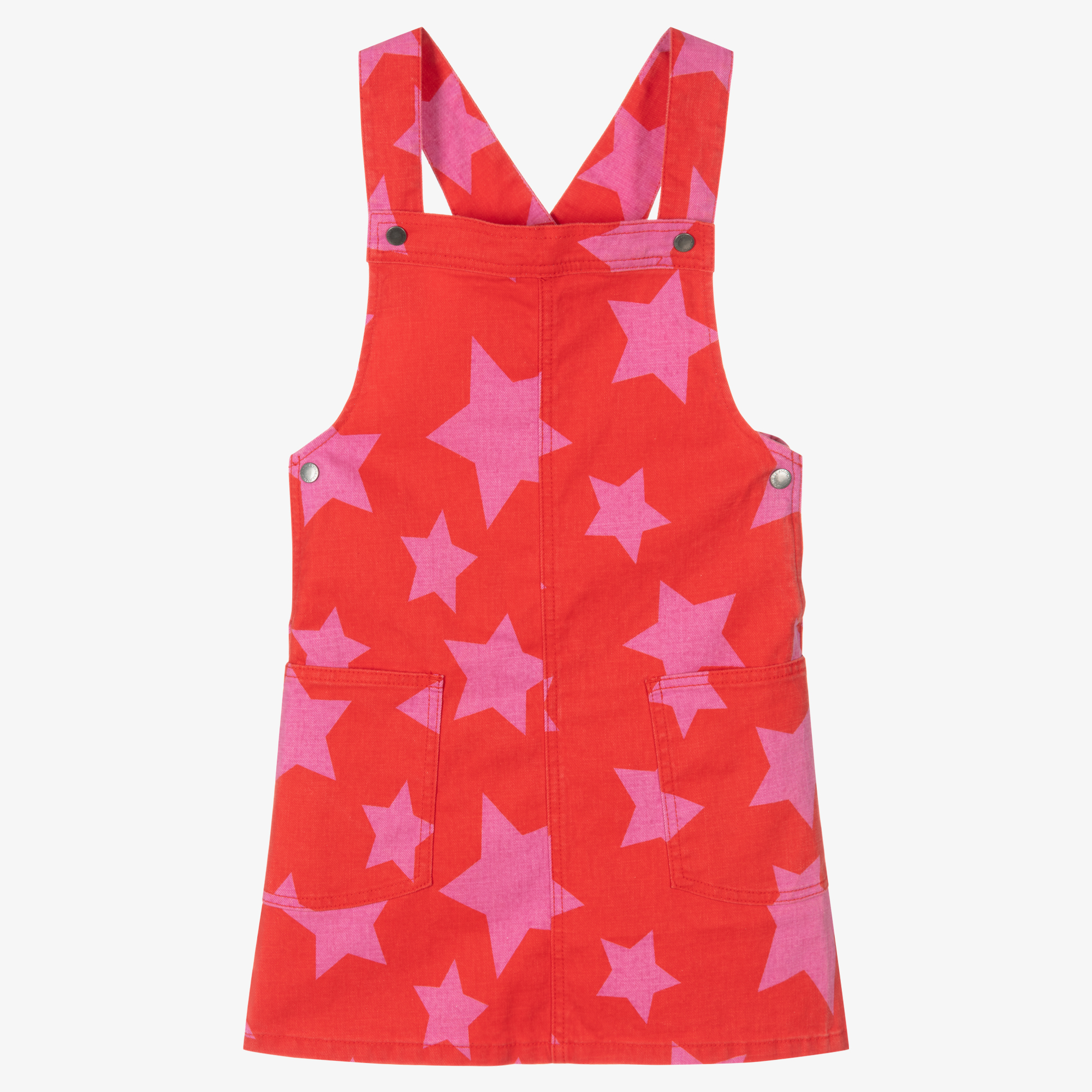 white christmas dresses Corbin Red Denim Halter Neck Mini Dress - US 18 main image 1