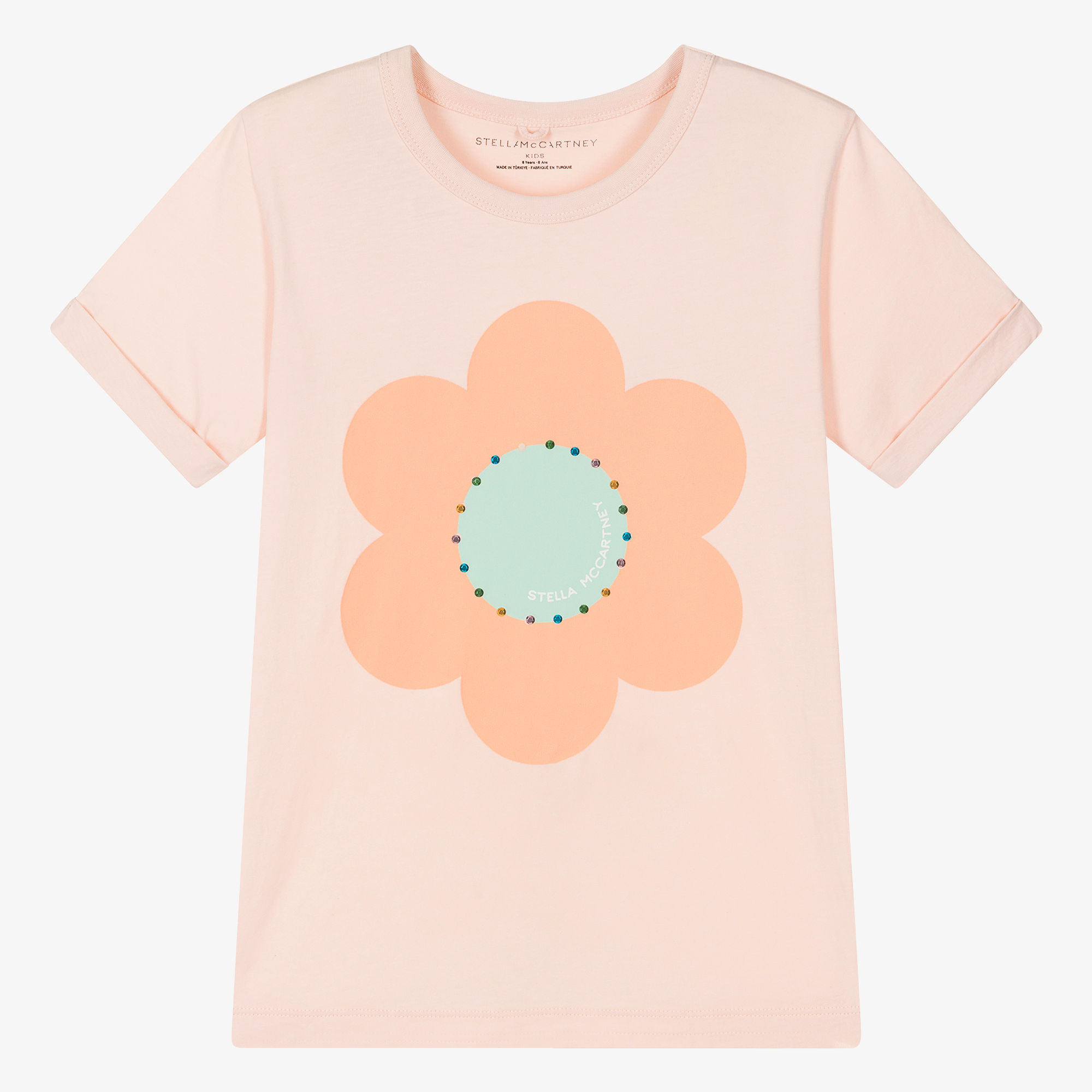 Stella McCartney ピンク グラフィックTシャツ 16936282_36345060_600.jpg