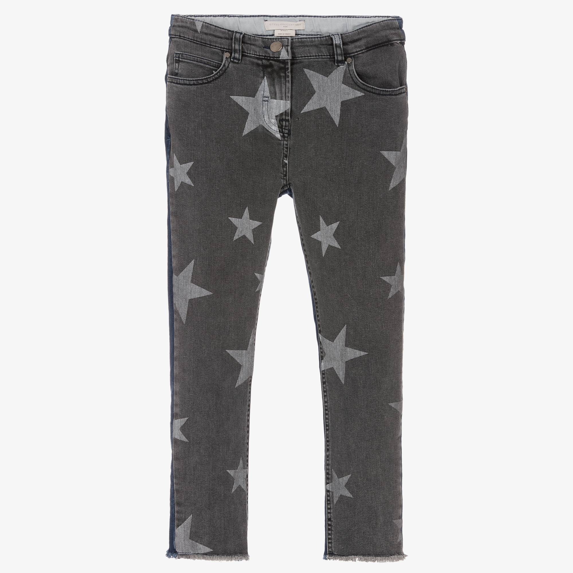 【関税&送料込】Stella McCartney Jeans Grey Stella McCartney Star Print Blue Jeans Straight leg Italy