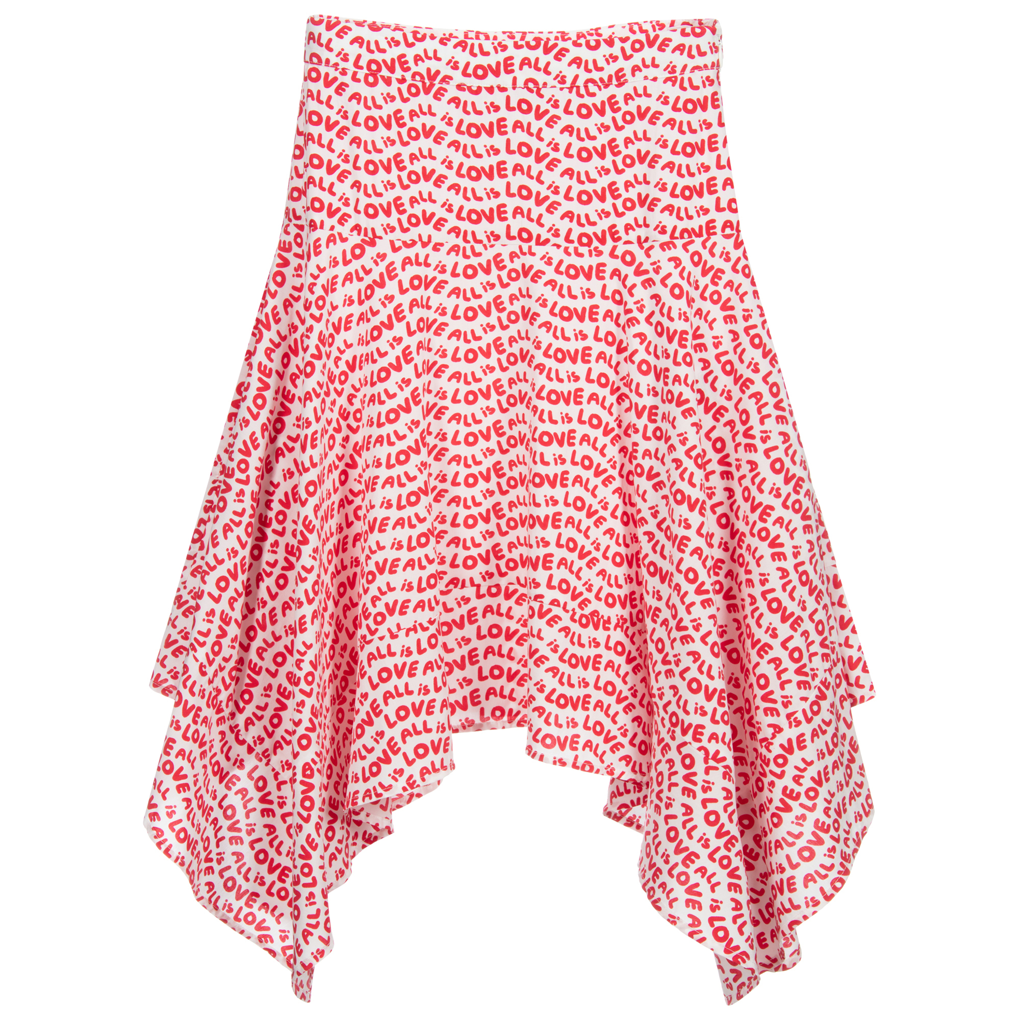 【送料&関税込】Stella McCartney Logo Skirt Stella McCartney Kids - Teen Red Love Logo Skirt