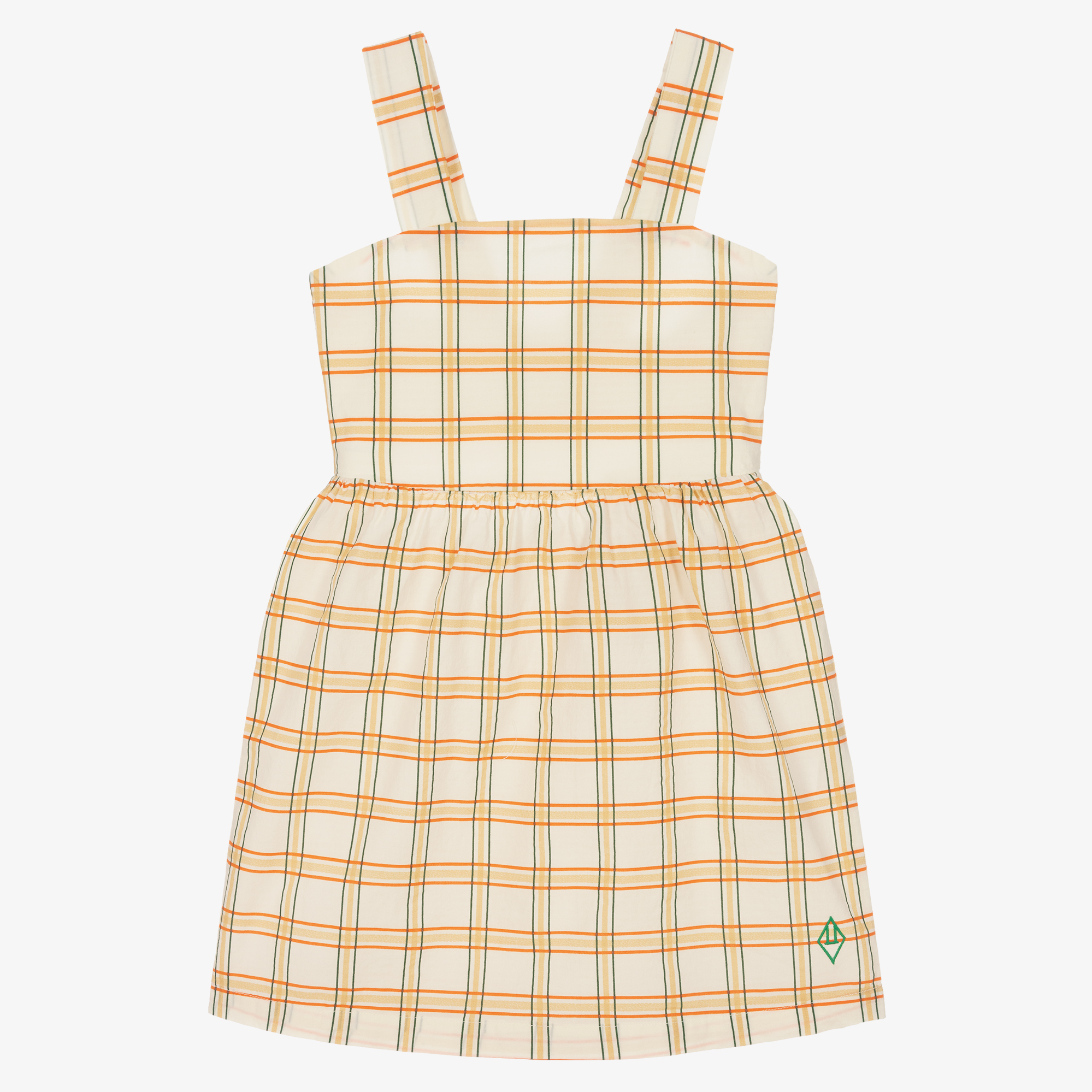 orange and white check dress Orange And White Check Dress Summer Street Style Dresses Female Short Sleeve Printed Sundress