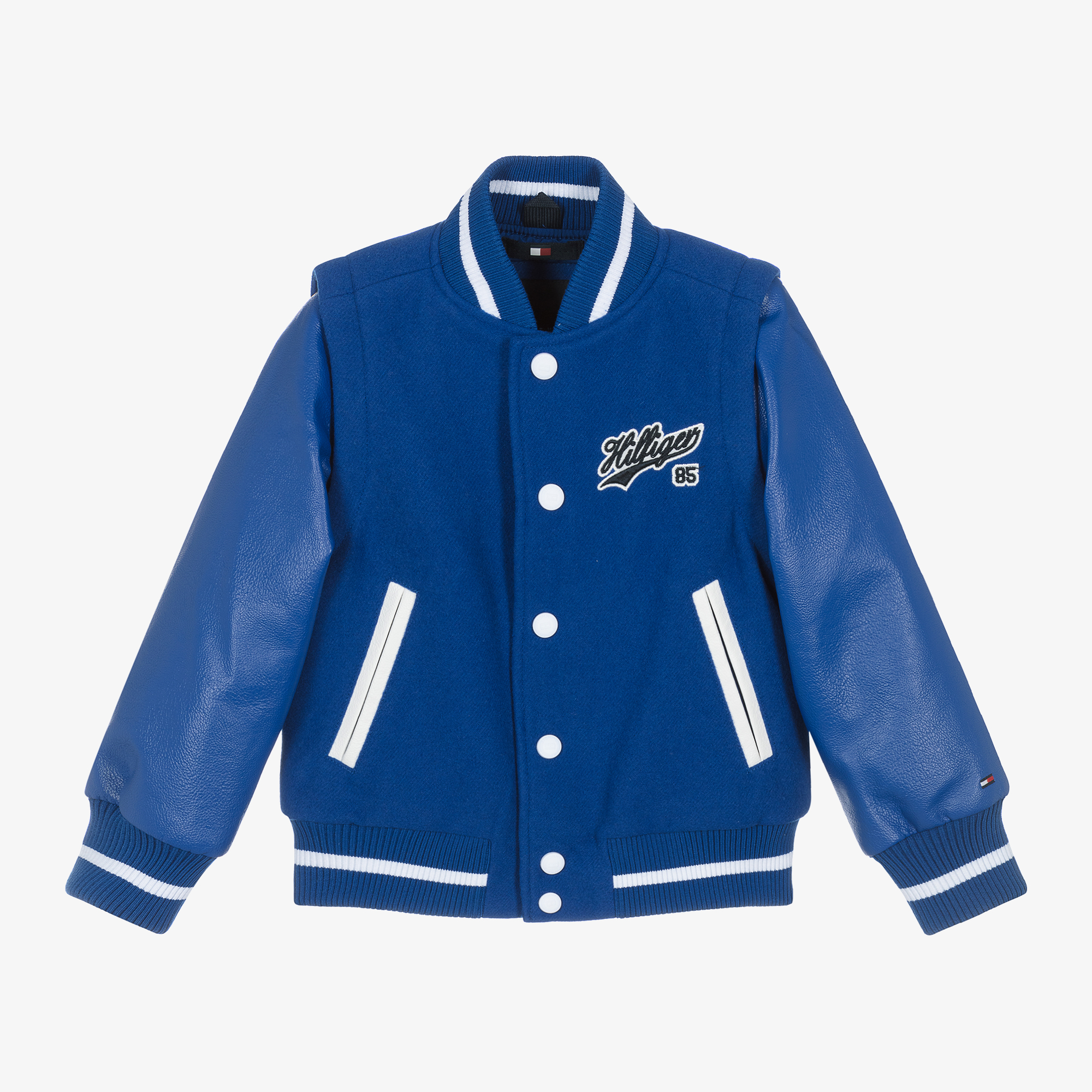 Tommy Hilfiger Boys Blue Bomber Jacket Childrensalon Outlet