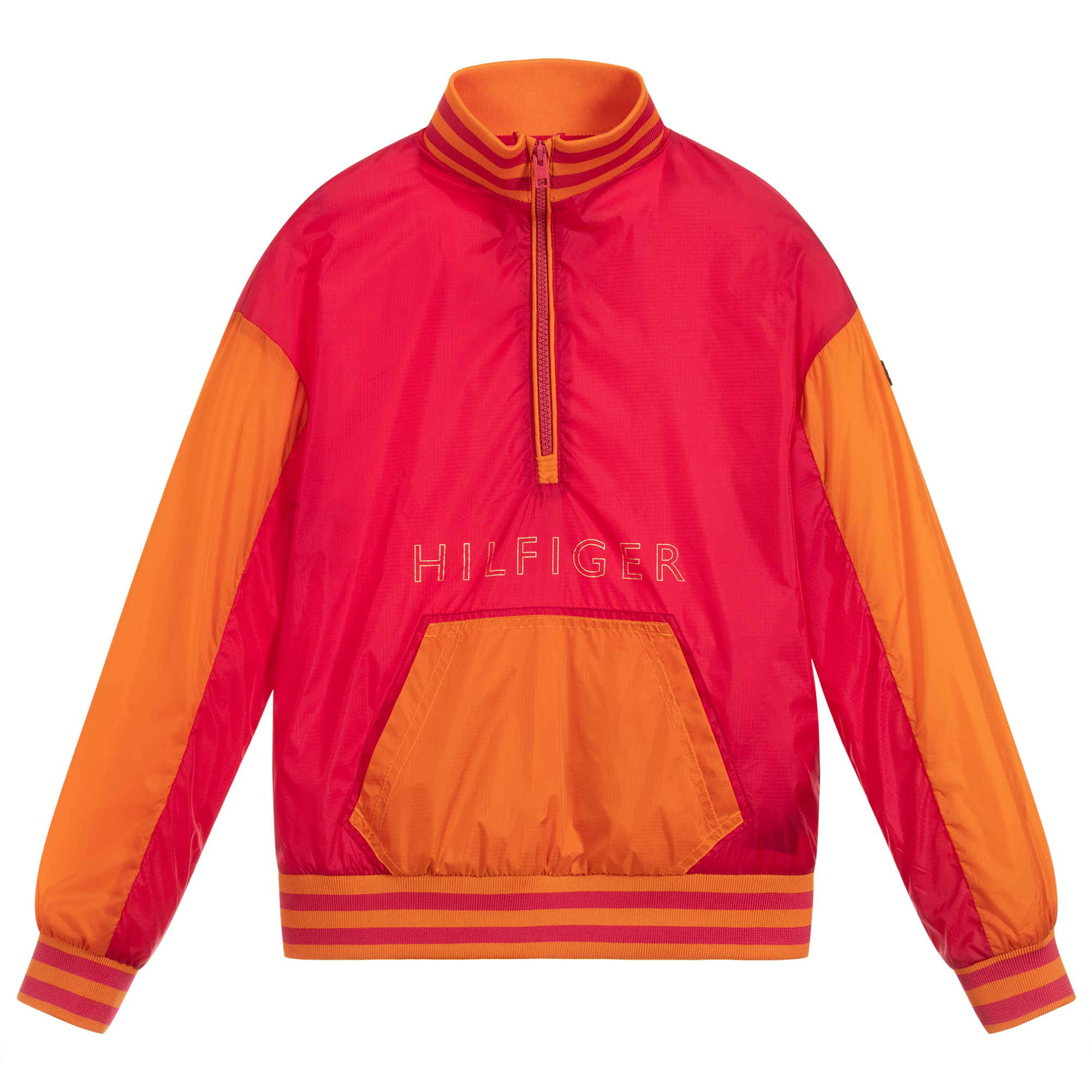 pink tommy hilfiger windbreaker
