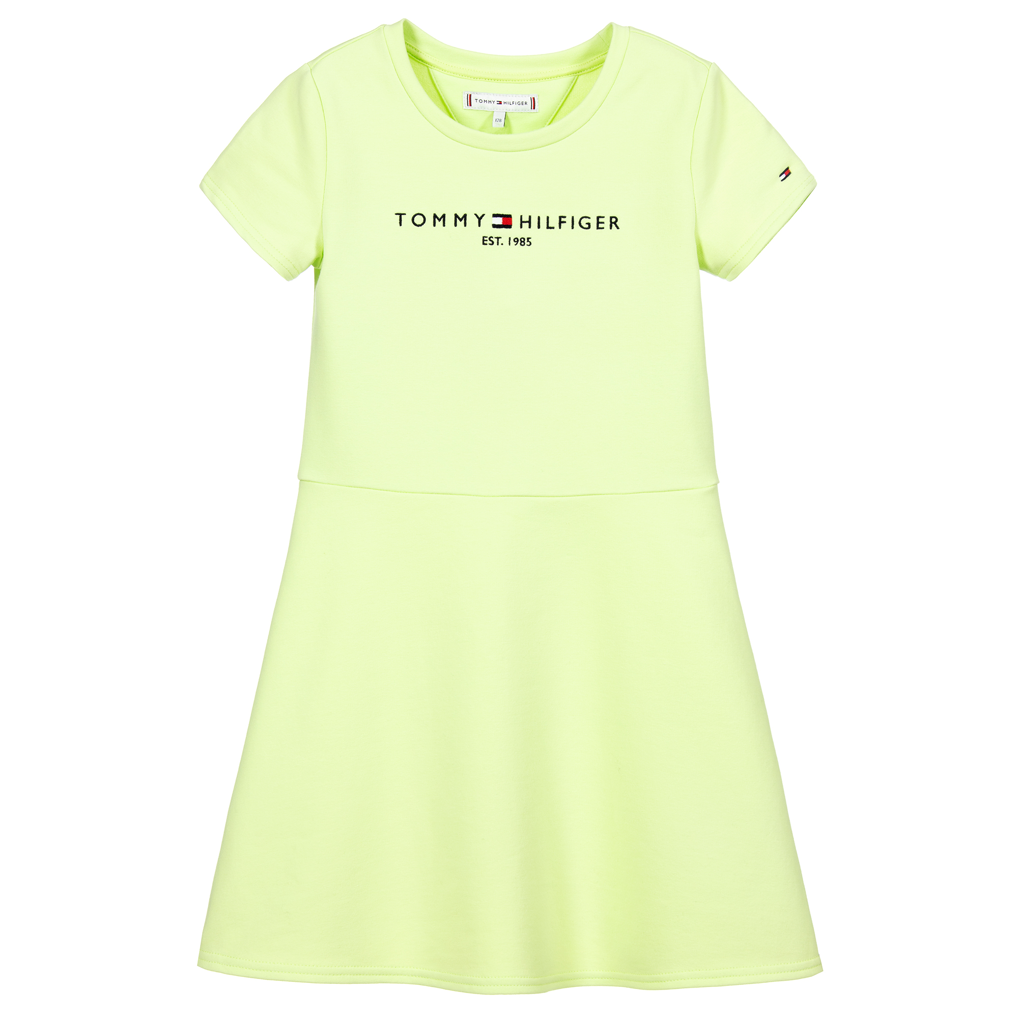 neon green tommy hilfiger shirt