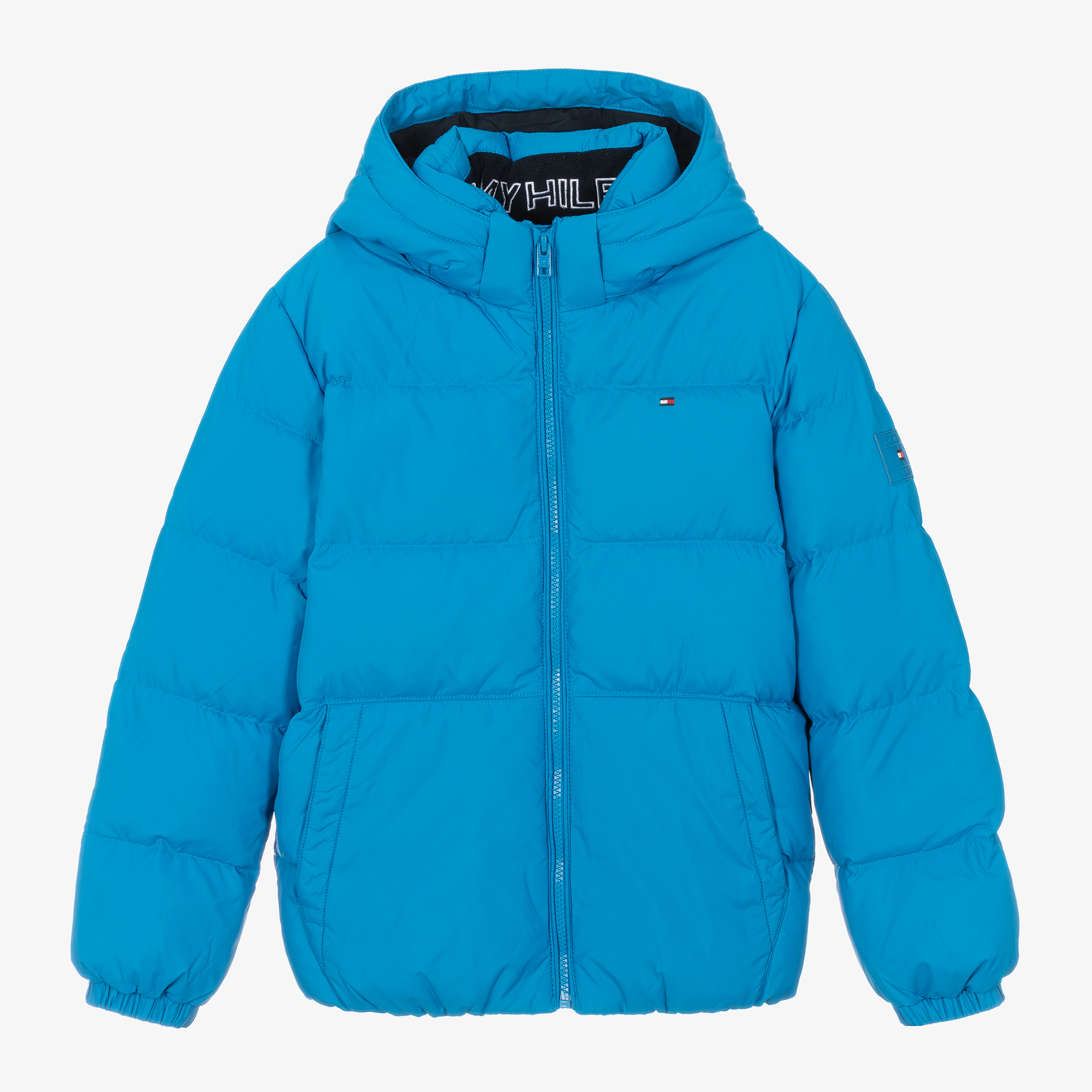 Tommy Hilfiger Teen Boys Blue Down Padded Puffer Jacket Childrensalon Outlet