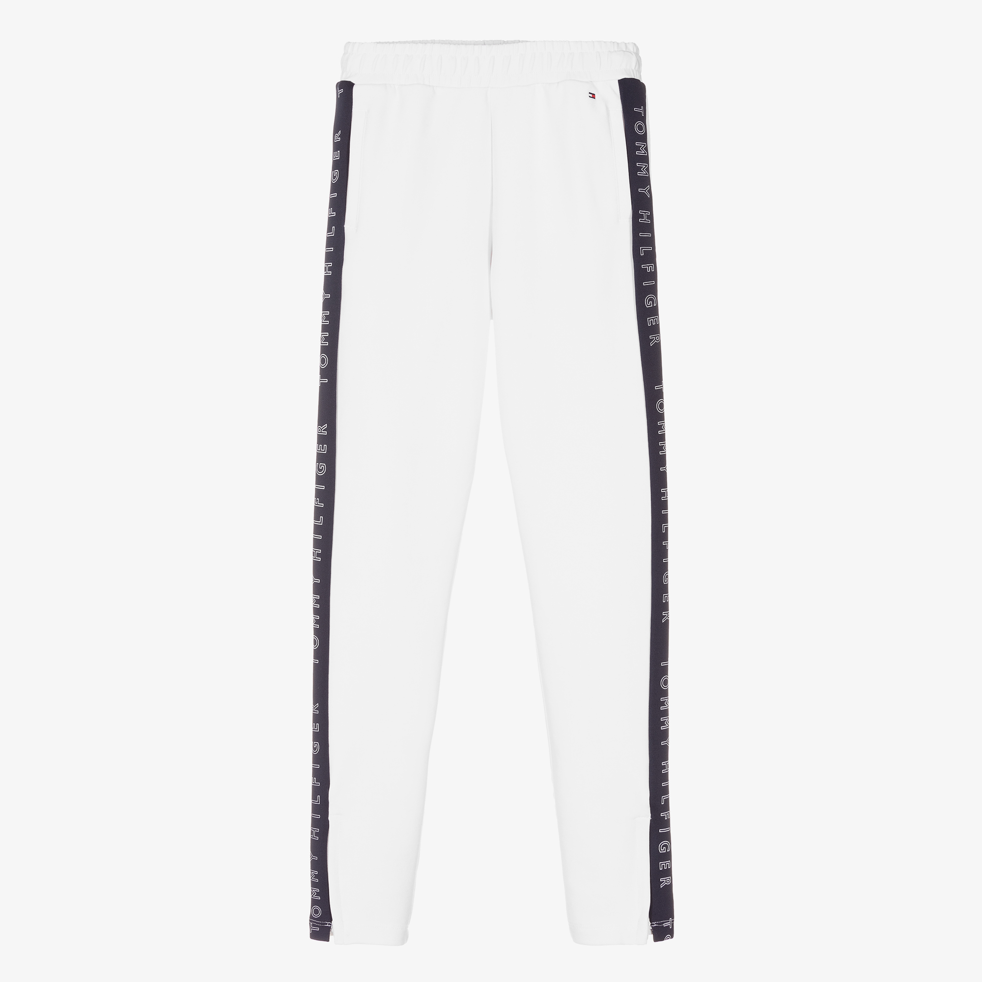 Tommy Hilfiger Teen Girls White Logo Joggers Childrensalon Outlet