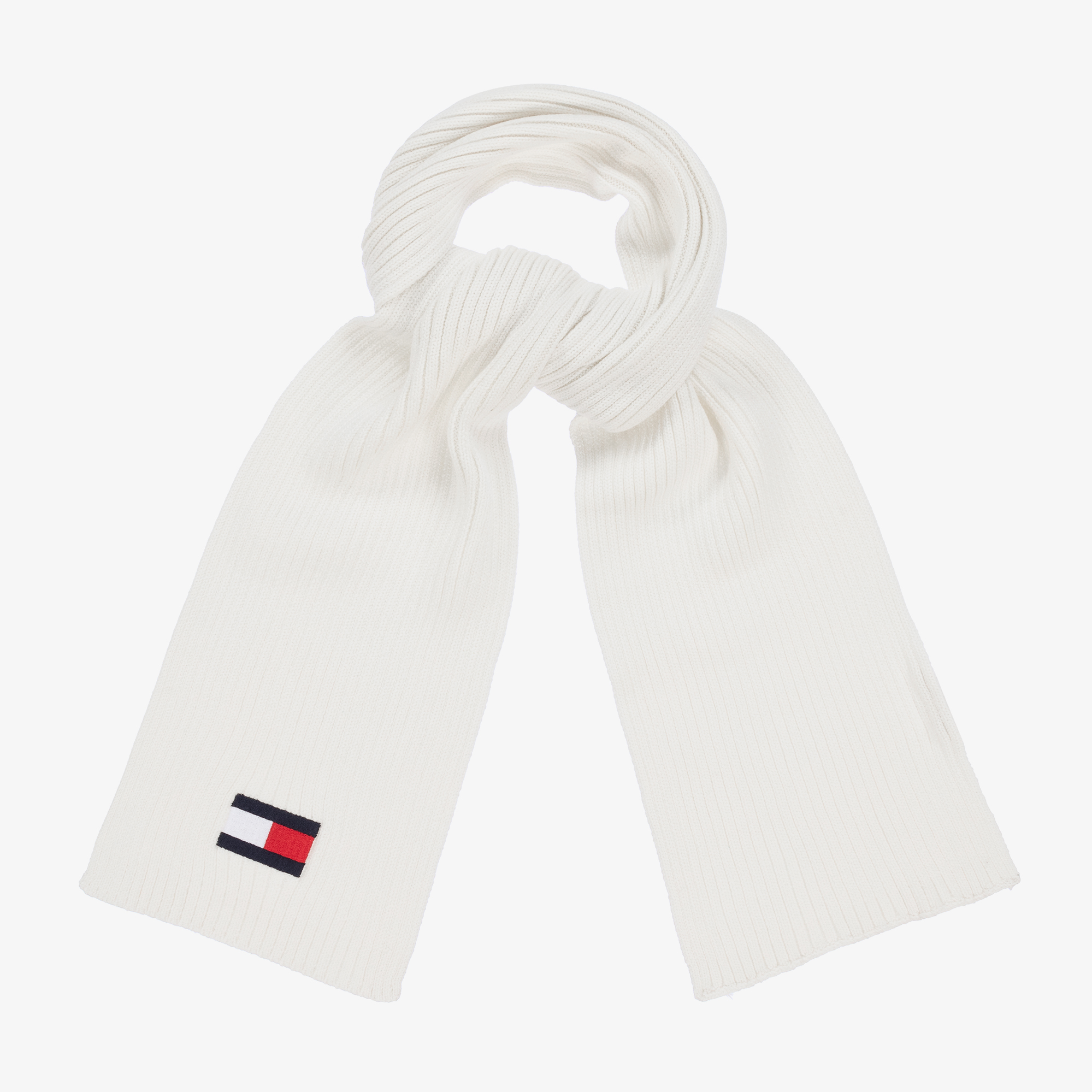 White cotton scarf discount