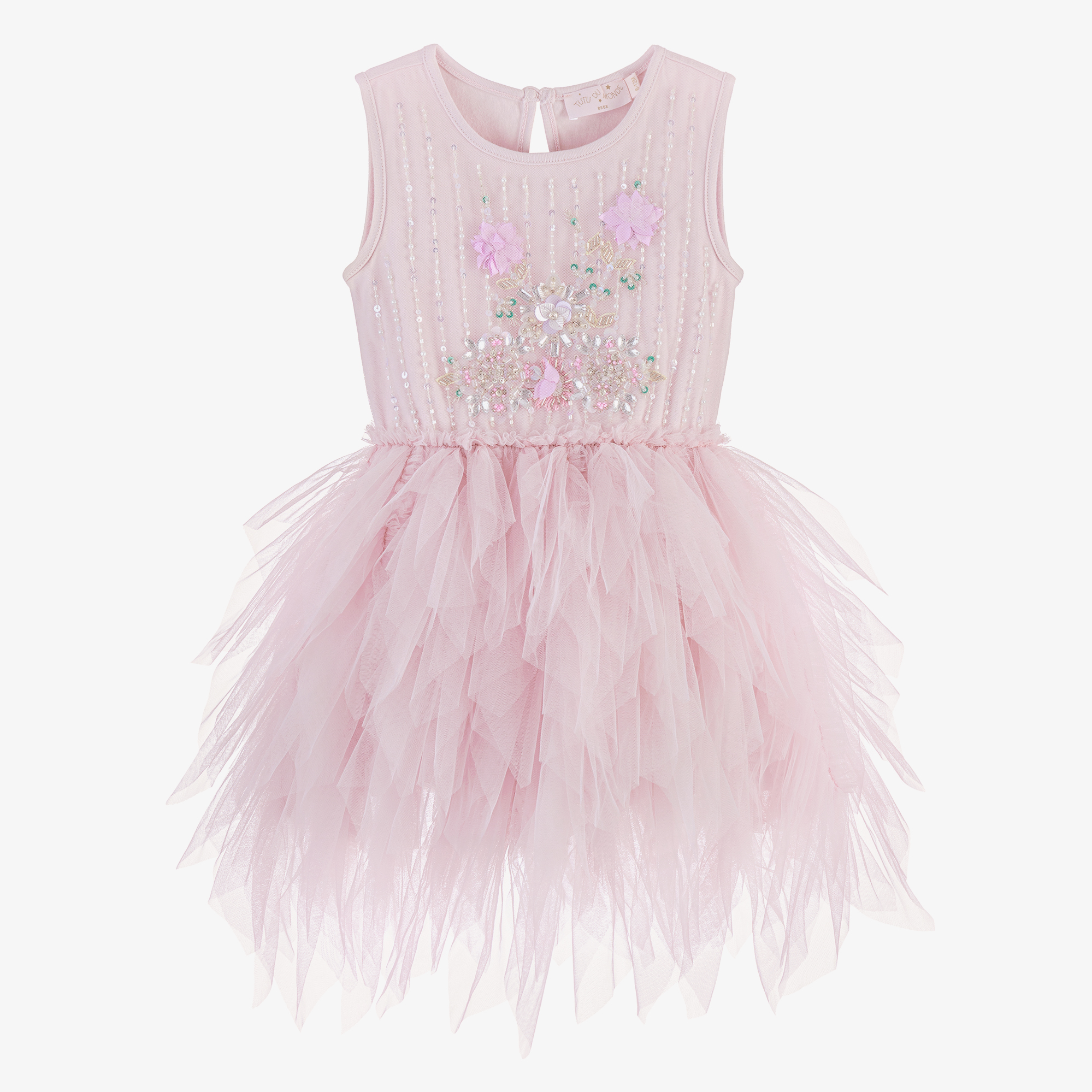 fitted lace wedding dress Mia Belle Girls Purple Tutu Dress main image 1
