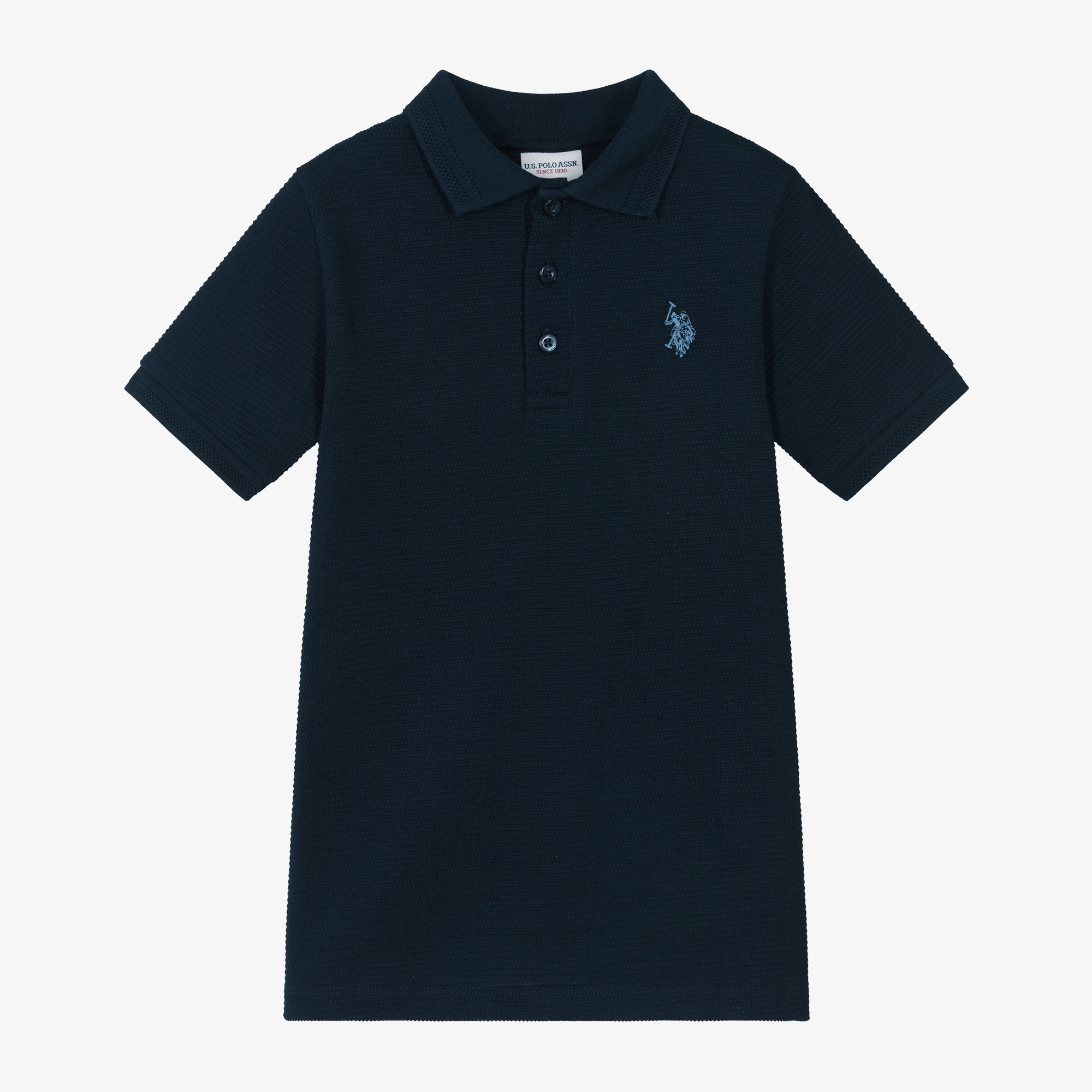 トップス vintage navy knit polo sullen ours SS OPEN WORK POLO – TEDDY VONRANSON
