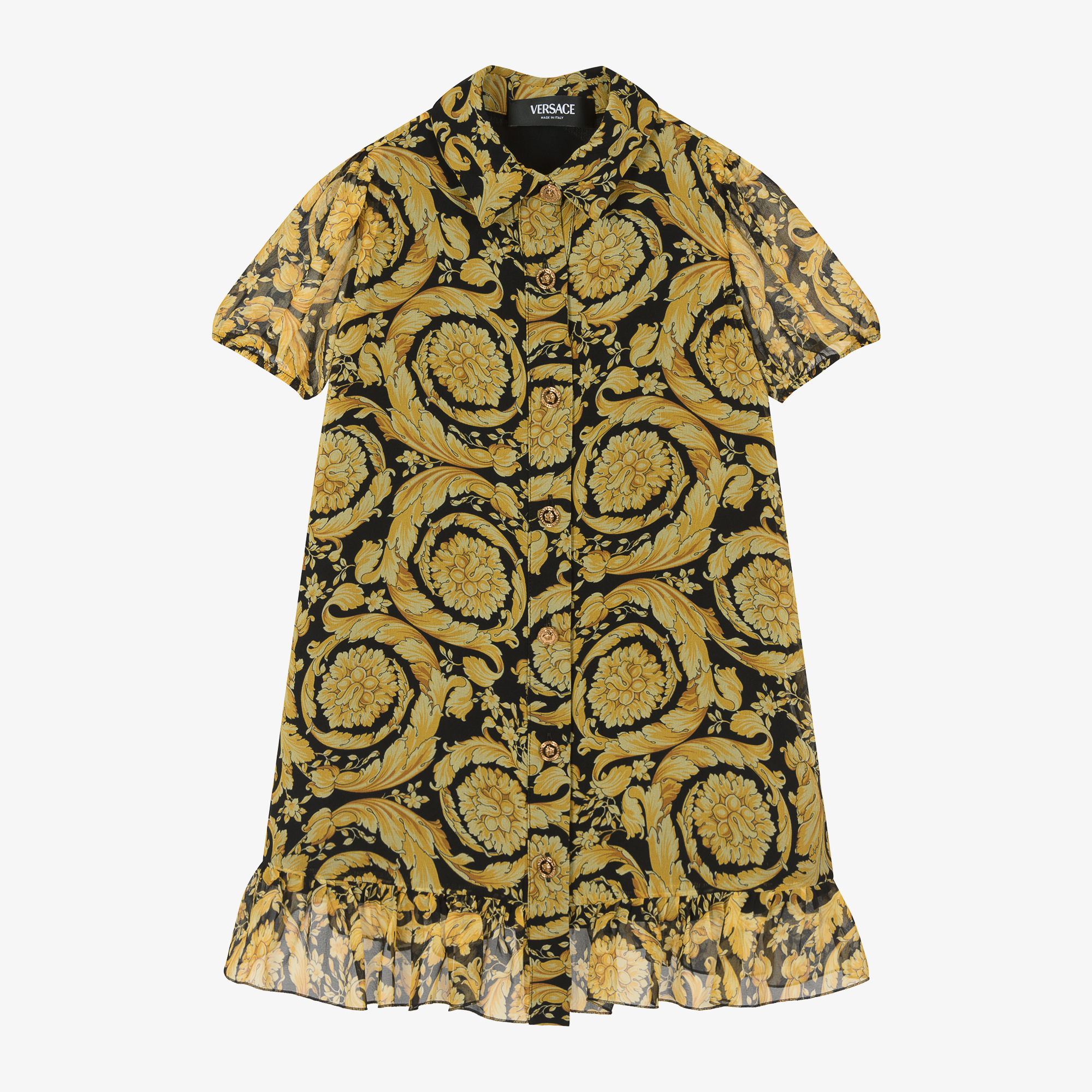 Versace print shirt dress cheap