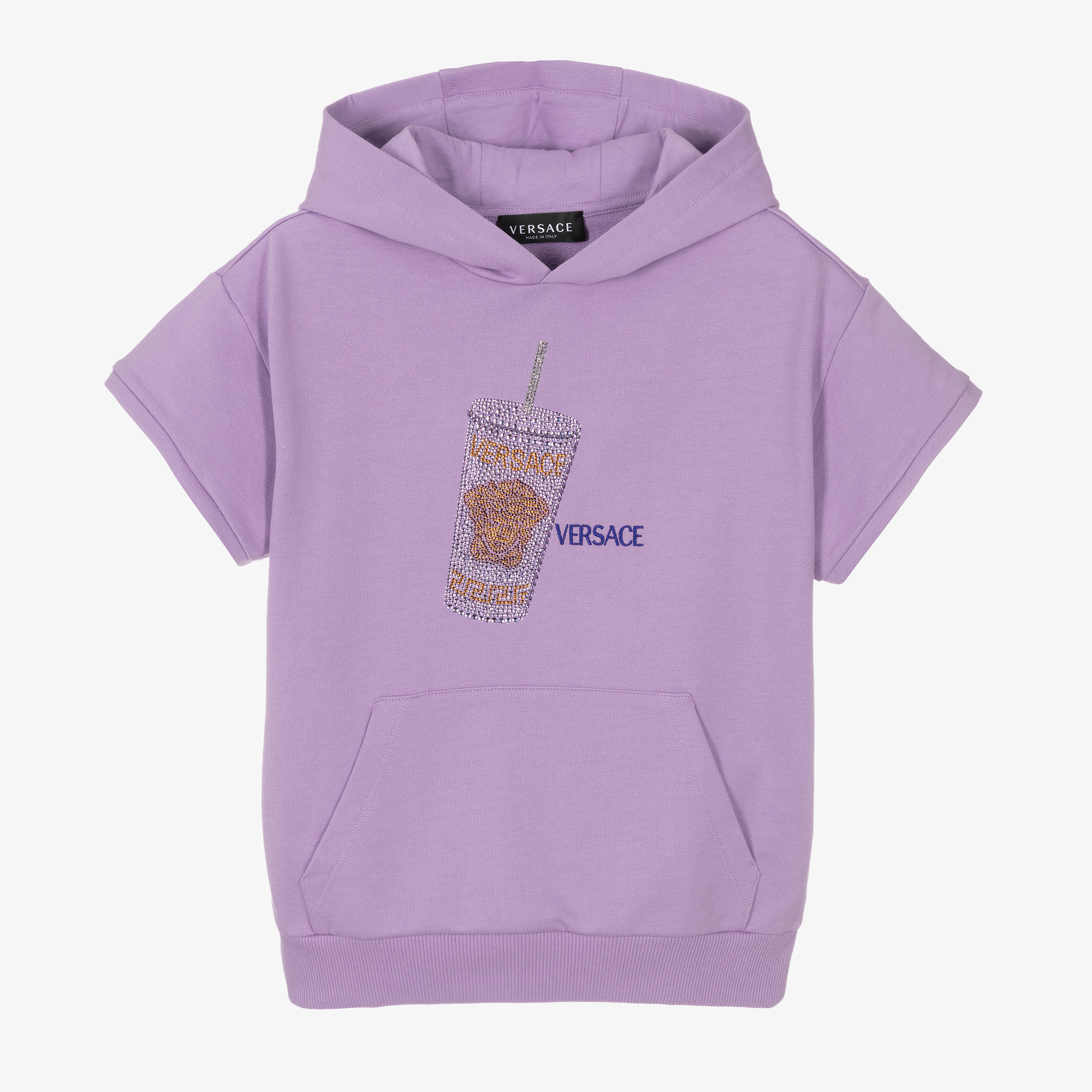 Versace - Girls Purple Medusa Hoodie | Childrensalon Outlet