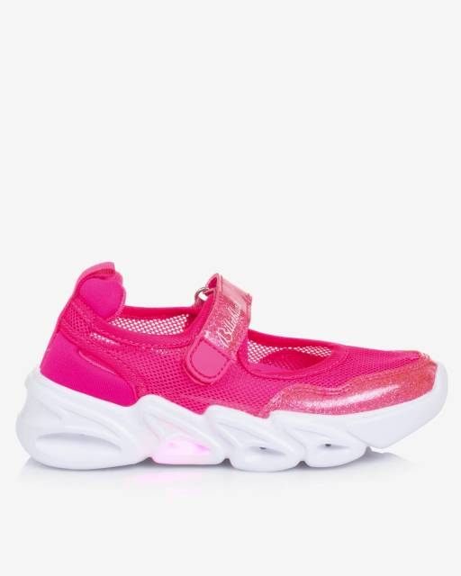 Billieblush-Girls Sparkle Mesh Light-Up Sneakers | Childrensalon Outlet