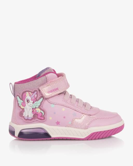 Geox-Кроссовки Единорог с блестками розовые для девочек | Childrensalon Outlet