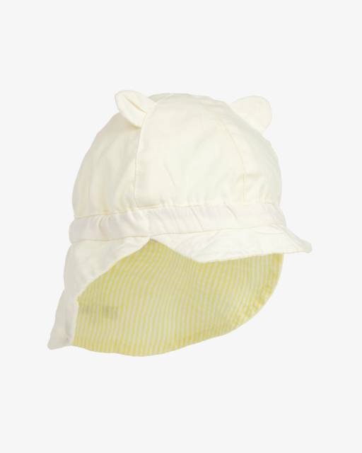 Liewood-Girls Reversible Organic Yellow Hat | Childrensalon Outlet