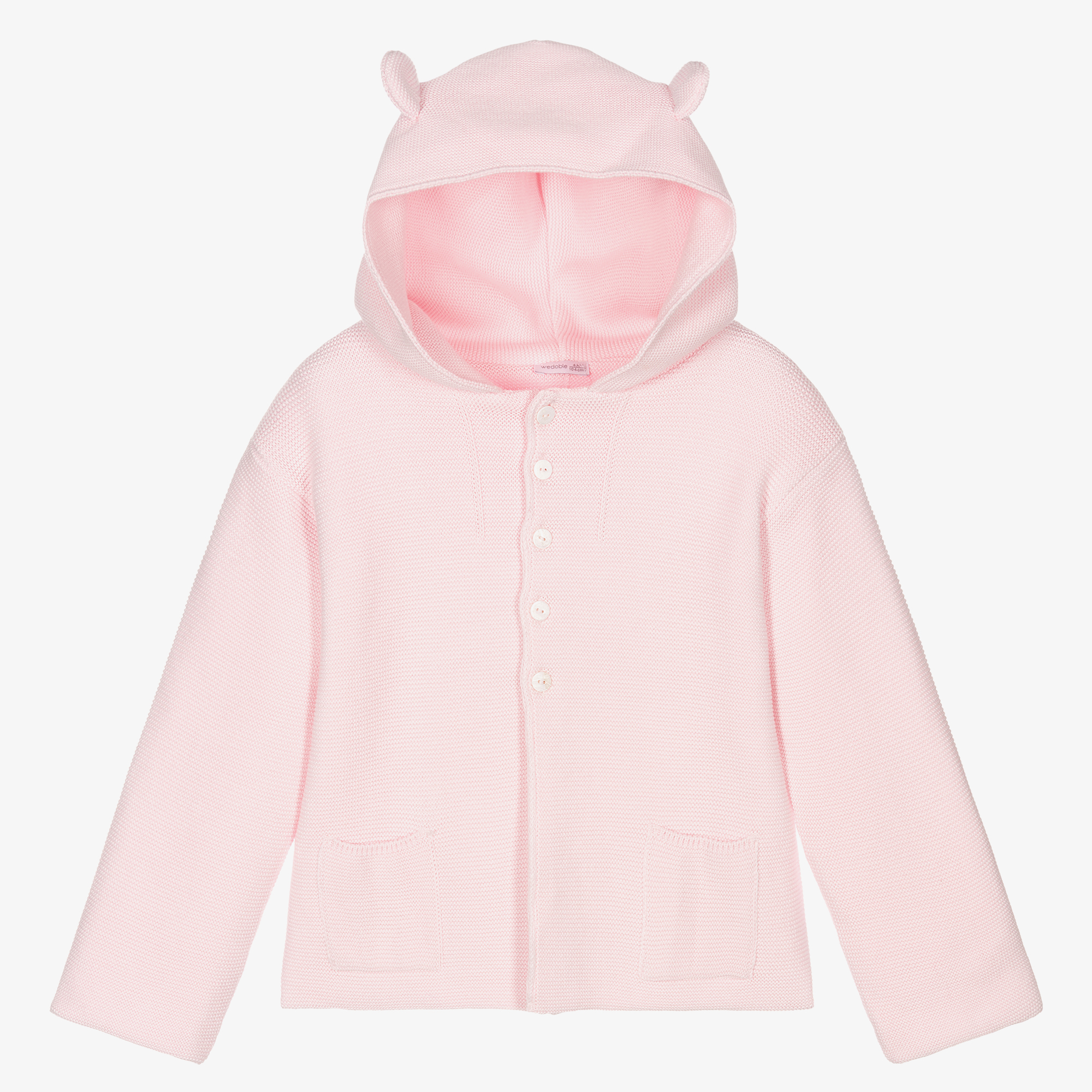 Wedoble Girls Pink Hooded Cardigan