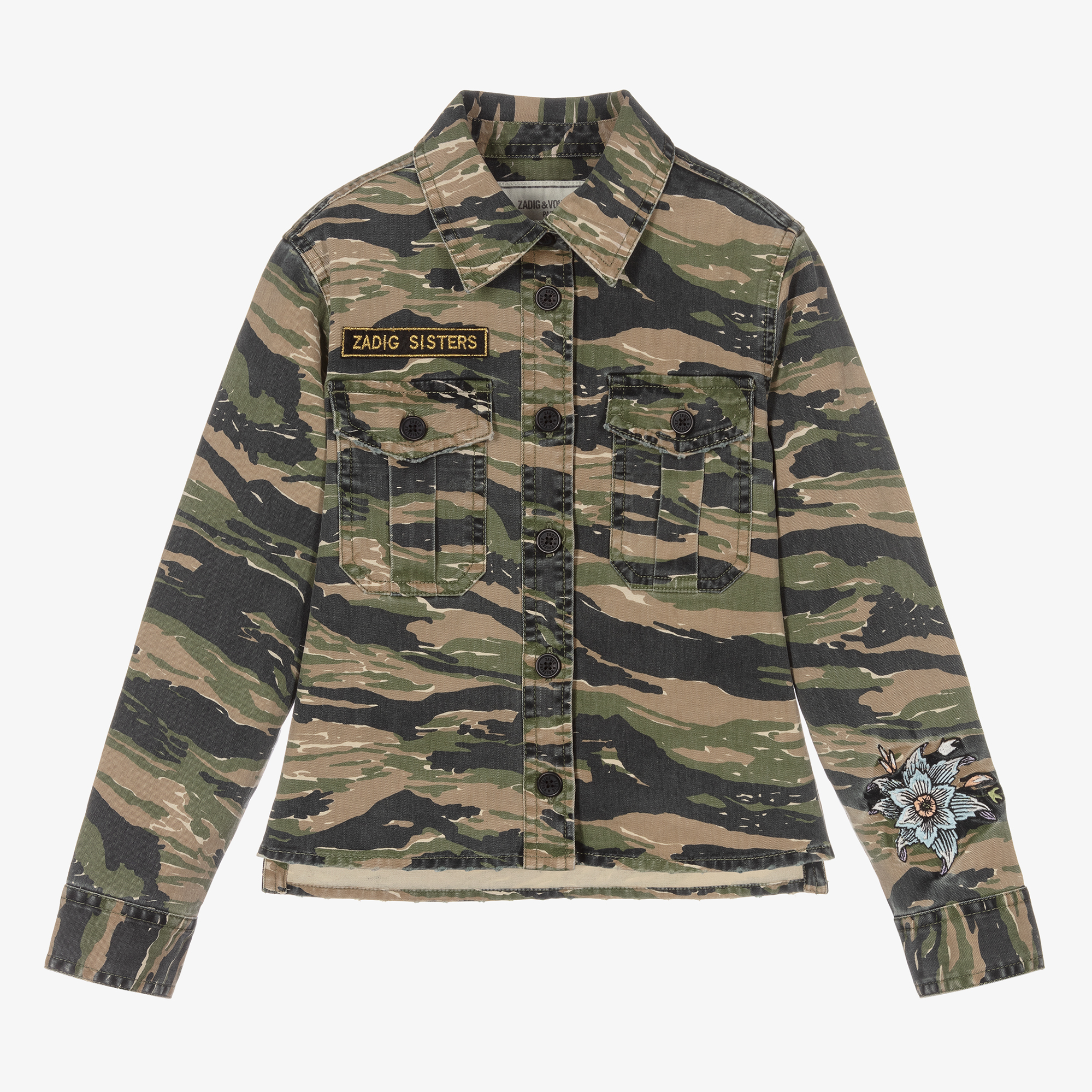 Girls camo shirt discount